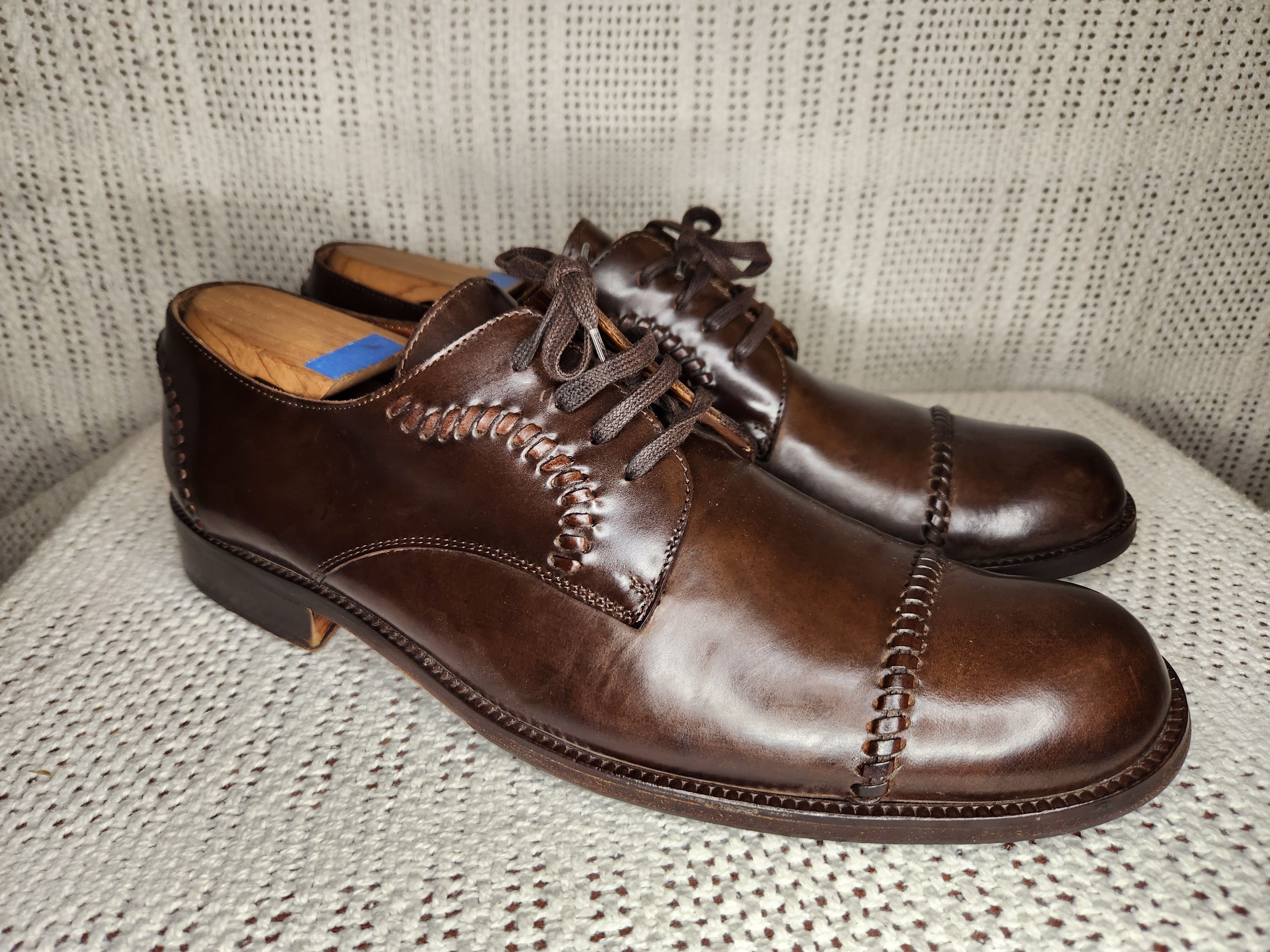 John Varvatos handmade italian captoe Size US 12 / EU 45 - 2 Thumbnail