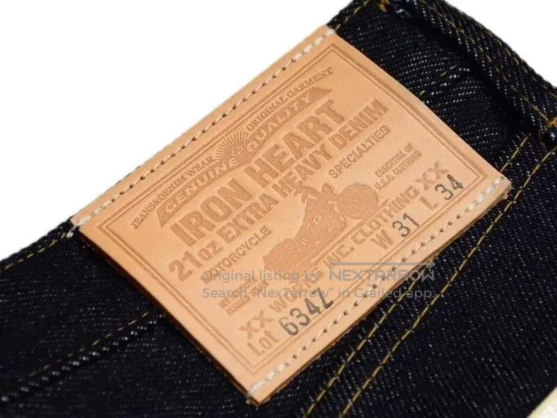 Iron Heart Iron Heart Straight-leg red-eared cycling jeans Size US 30 / EU 46 - 7 Thumbnail