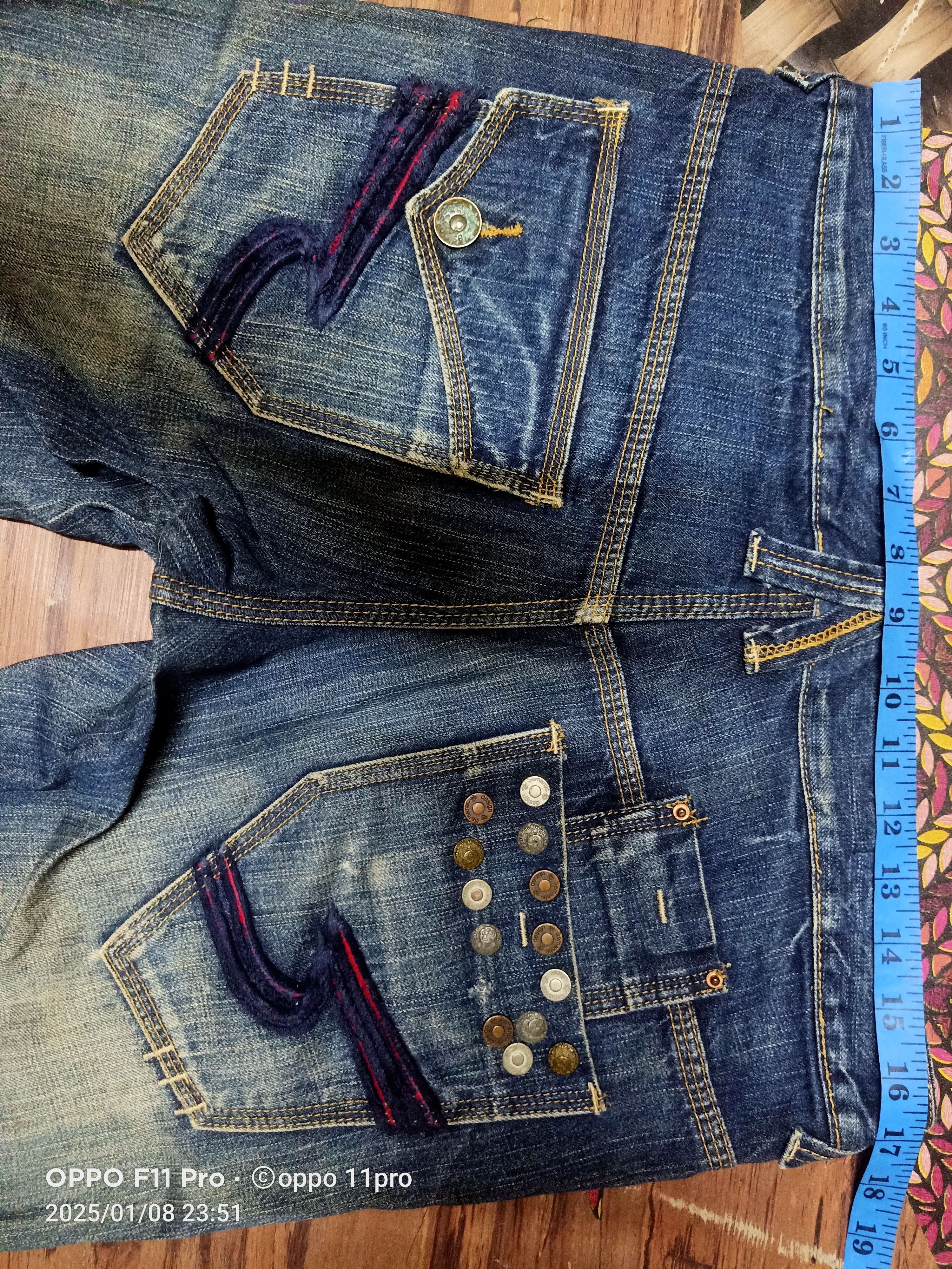 If Six Was Nine × Japanese Brand × semanticdesign Semantic Design Distressdenim flare Size US 33 - 14 Thumbnail