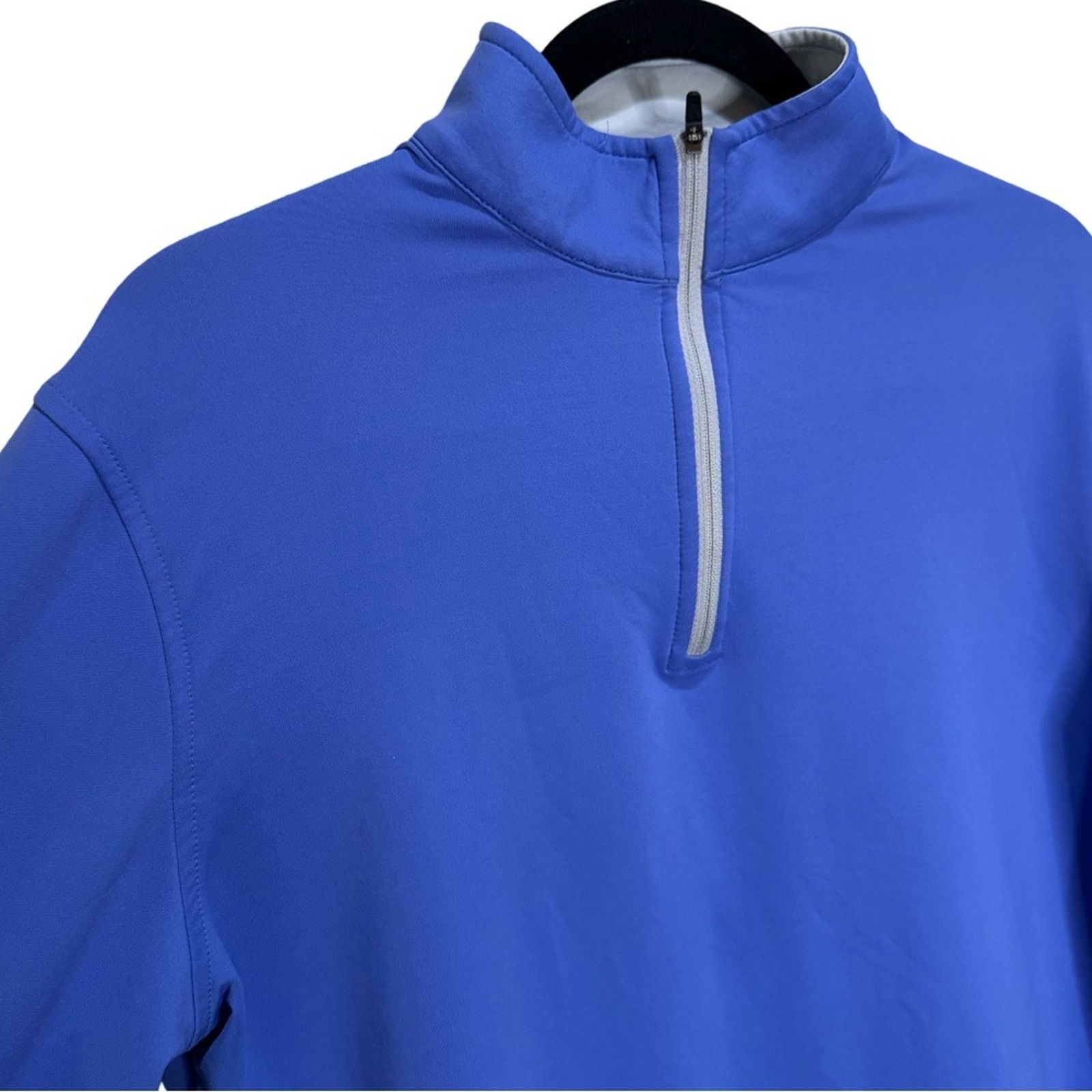 Peter Millar Peter Millar Wicking 1/4 Zip Pullover Sweater - Periwinkle Size S / US 4 / IT 40 - 3 Thumbnail