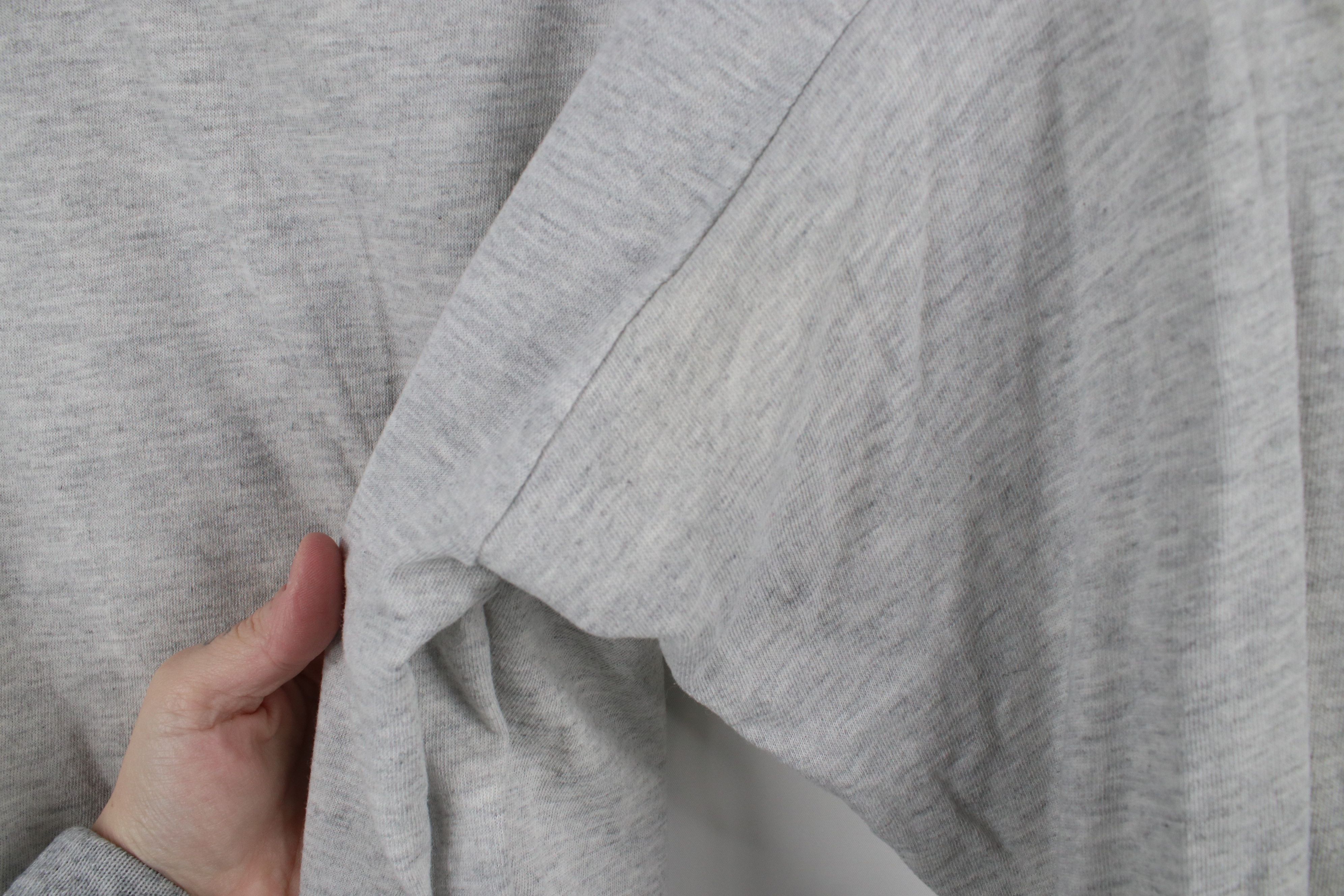Vintage Vintage 80s 90s Streetwear Thin Long Sleeve T-Shirt Gray USA Size US L / EU 52-54 / 3 - 7 Thumbnail