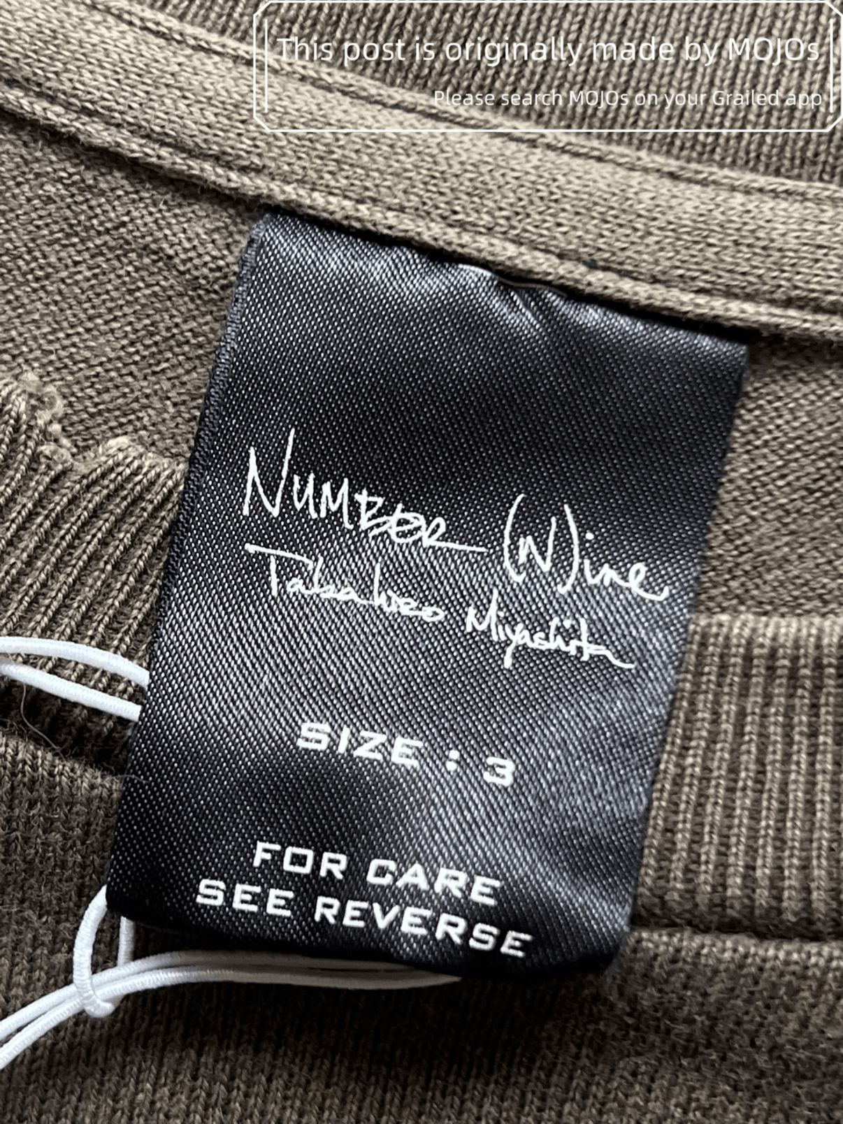 Sz 3 Number Nine 04SS Patti Smith Tee mojos5618