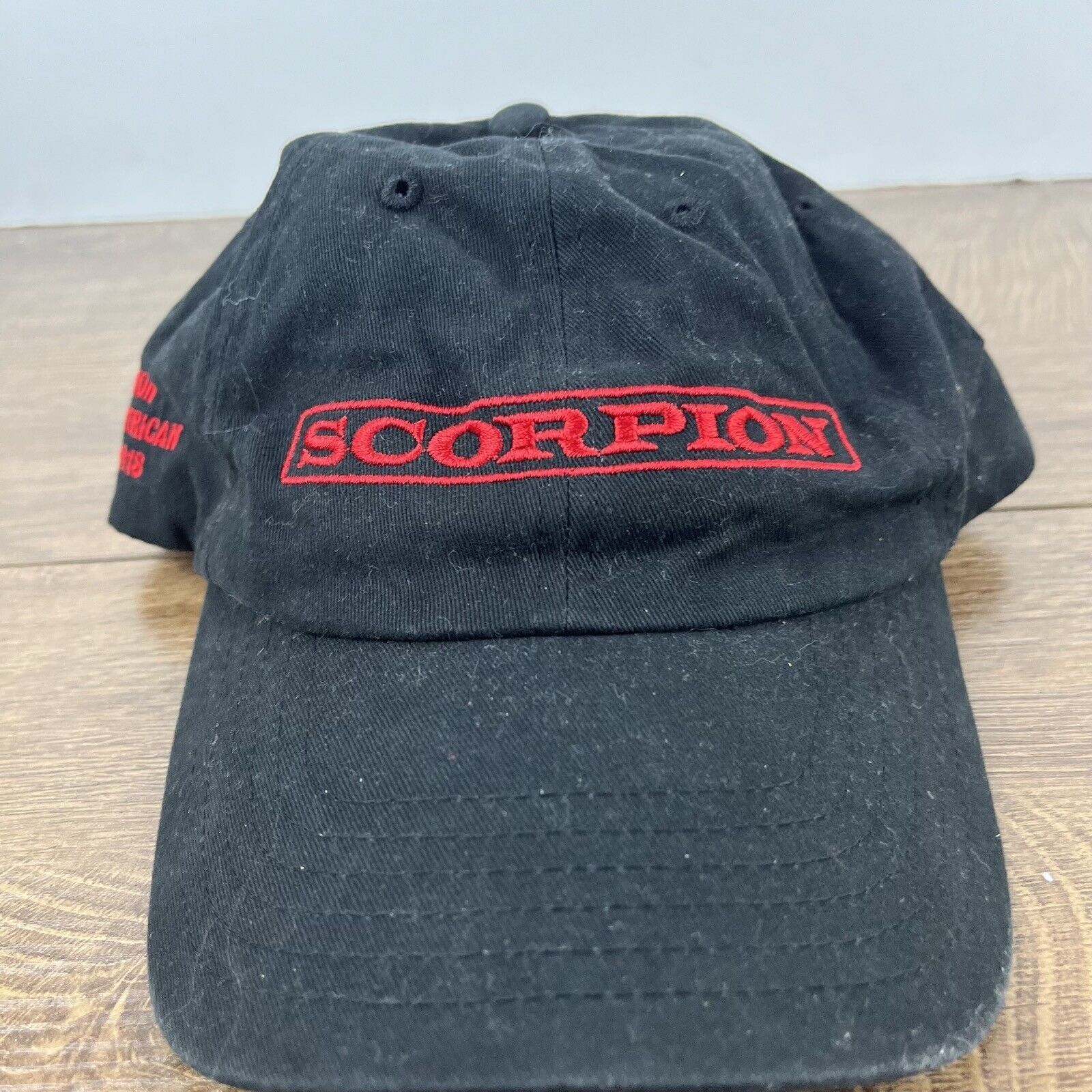 Other Scorpion Hat Black North American Tour Cap Hat Adjustable Ha Size ONE SIZE - 6 Thumbnail