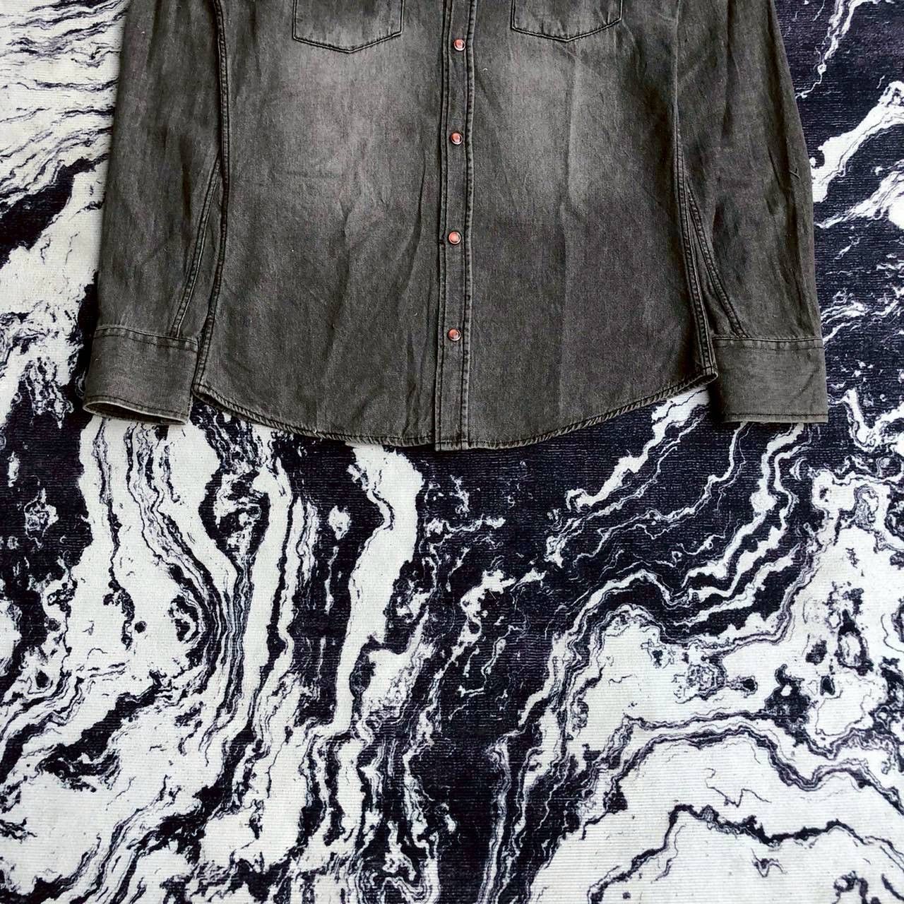 Dolce & Gabbana Dolce & Gabbana Sicilia Grey Denim Shirt Size S / US 4 / IT 40 - 3 Thumbnail