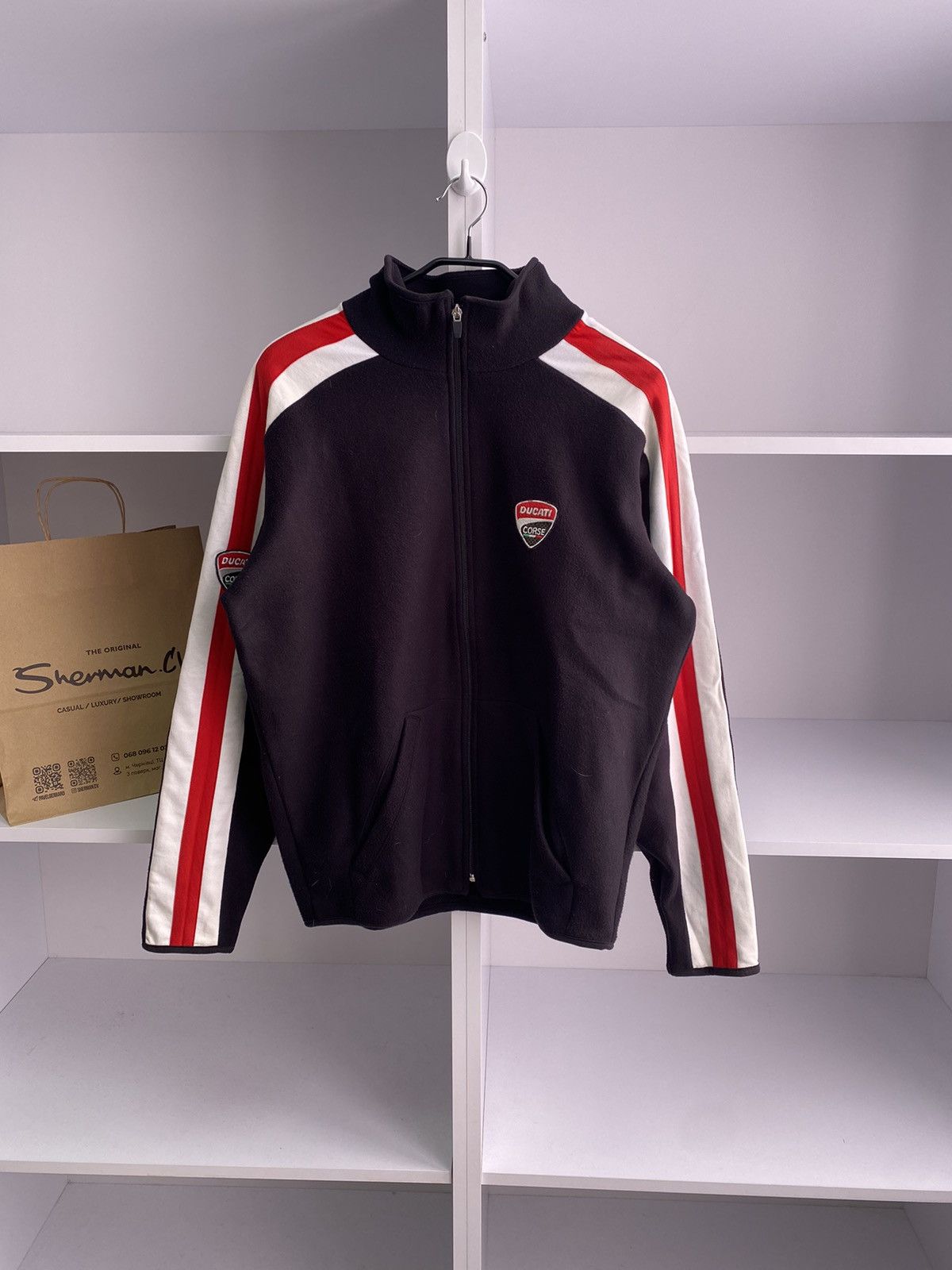 Ducati × Vintage Vintage Ducati Racing Fleece Jacket Size US M / EU 48-50 / 2 - 3 Thumbnail
