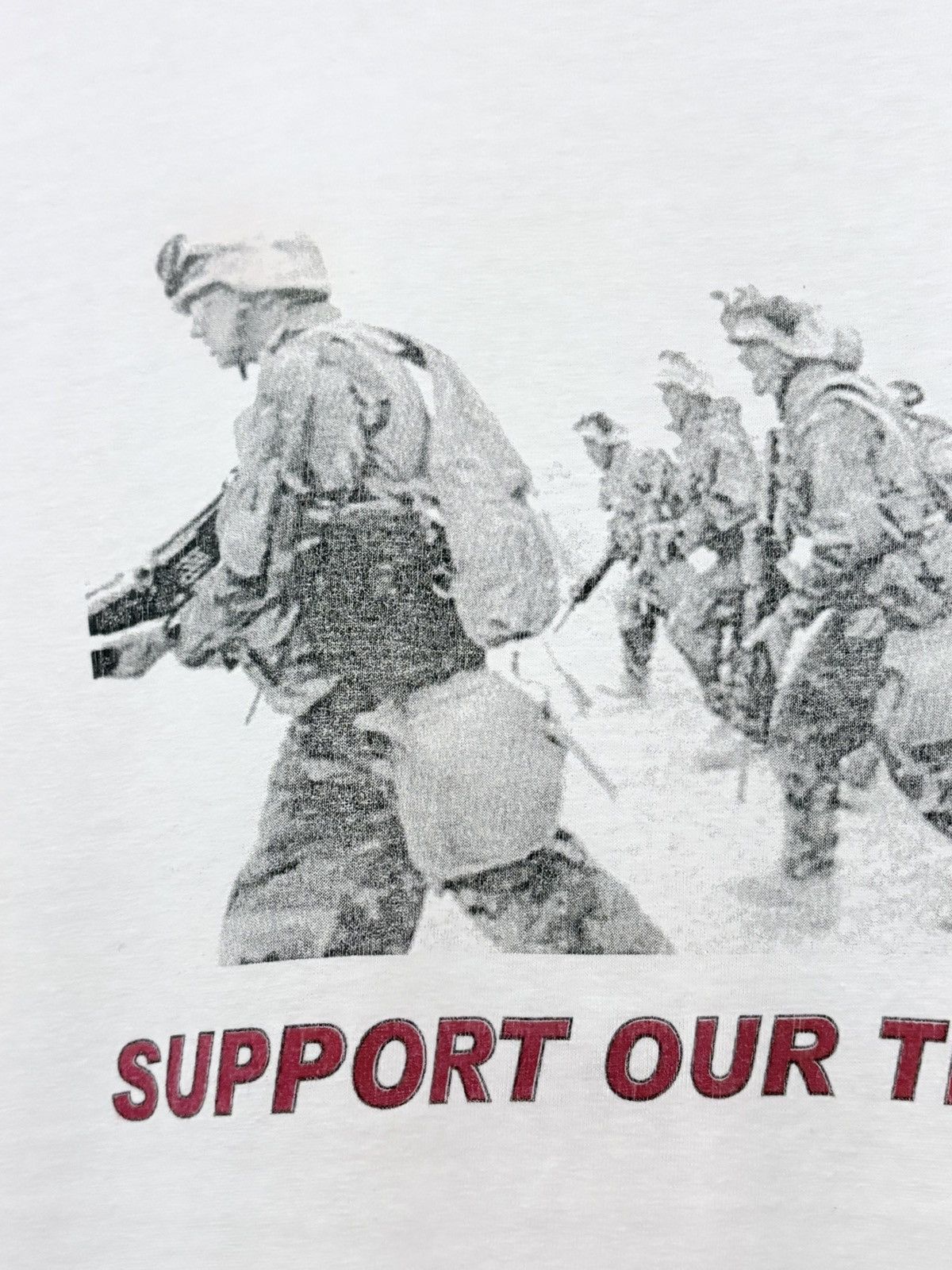 Vintage Vintage Support our Troops Vintage Tee Shirt Size US L / EU 52-54 / 3 - 3 Thumbnail