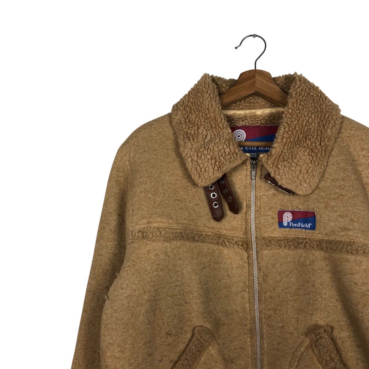 Japanese Brand 📌Vintage Dip Pile Sherpa Fleece Jacket Penfield Size US M / EU 48-50 / 2 - 8 Thumbnail