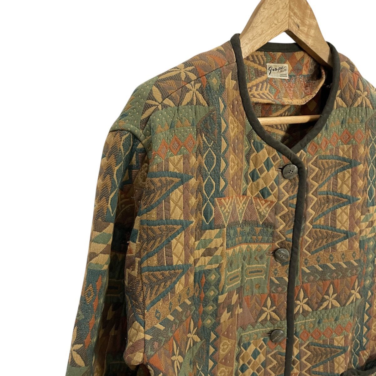 Japanese Brand Vintage Grape Yokohama Motomachi Art Jacket Size XL / US 12-14 / IT 48-50 - 5 Thumbnail