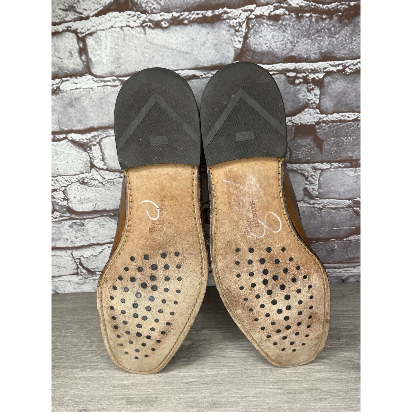 Allen Edmonds Allen Edmonds Alton USA Brown Leather Kiltie Square Toe Loaf Size US 12 / EU 45 - 22 Thumbnail