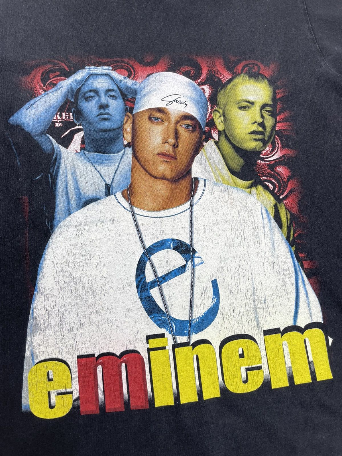 Eminem × Rap Tees × Vintage Y2k 2000s Vintage Eminem Rap Tee T-Shirt Size US L / EU 52-54 / 3 - 3 Thumbnail