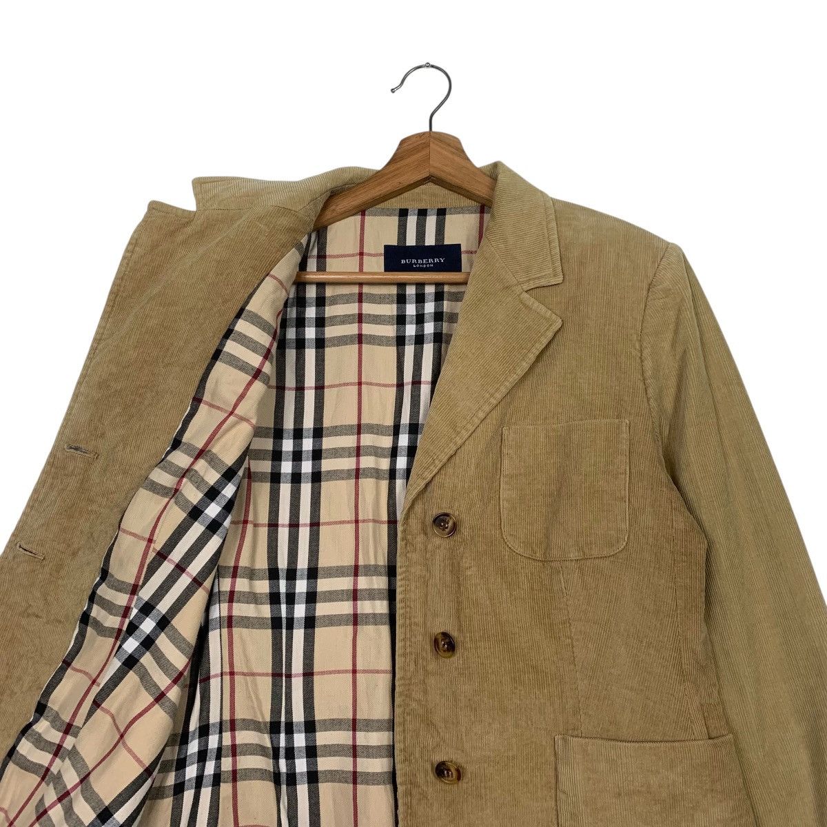 Burberry Burberry London Corduroy Nova Check Women Jacket Size M / US 6-8 / IT 42-44 - 10 Thumbnail
