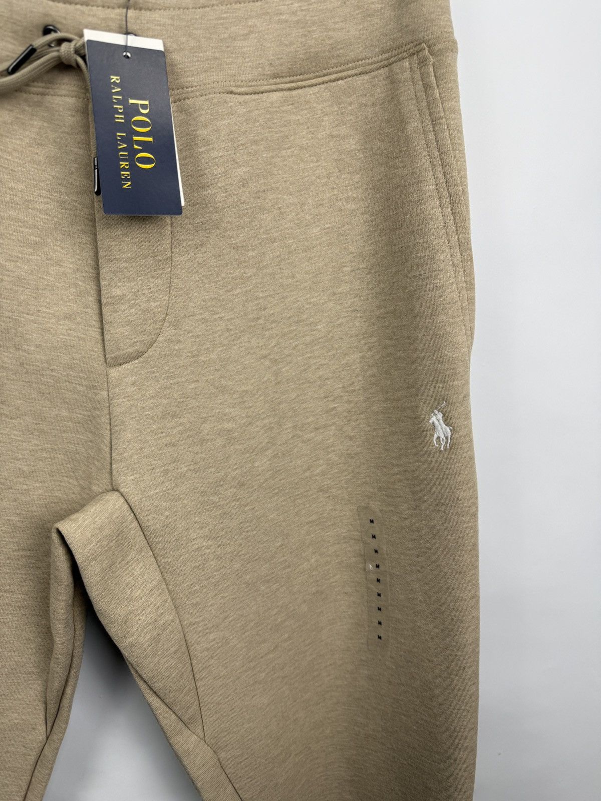 Polo Ralph Lauren 🇺🇸 NWT❗️Polo Ralph Lauren Luxury Double-Knit Jogger Pant Beige Size US 32 / EU 48 - 10 Thumbnail