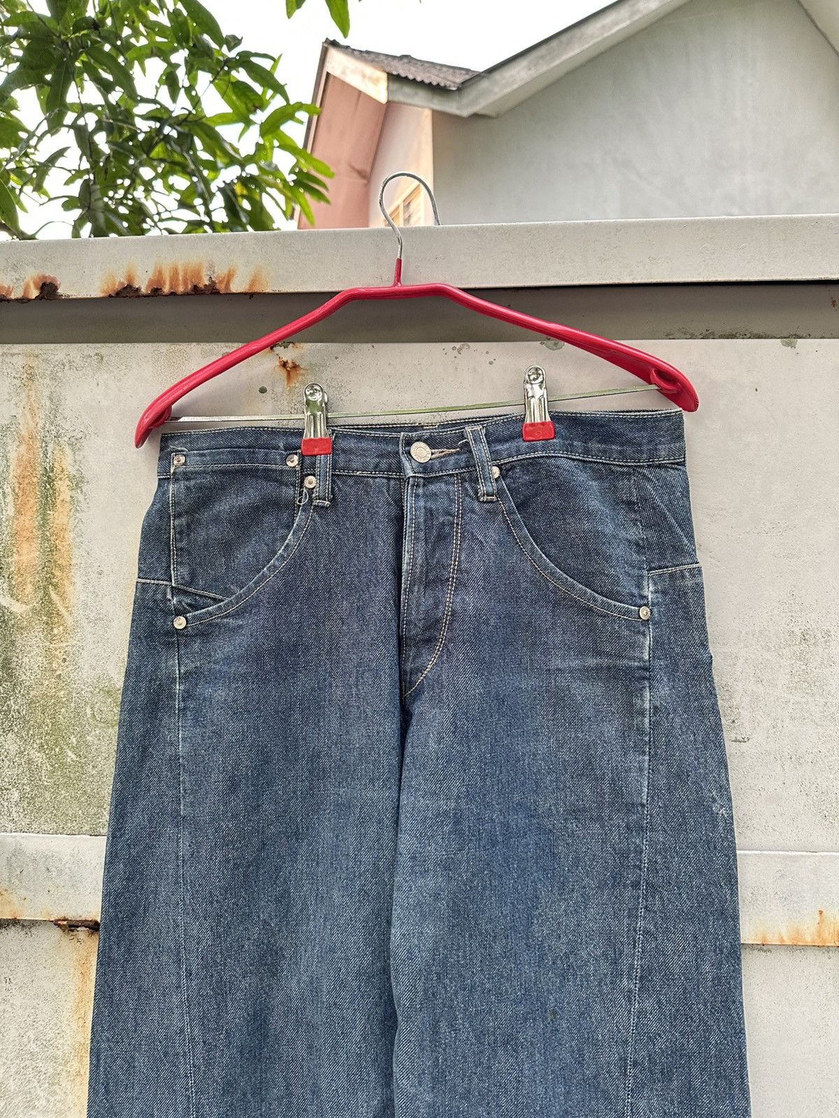 Levi's Vintage Clothing 👹Vintage Levis Engineered Jeans Loose Fit Jeans Size US 28 / EU 44 - 9 Thumbnail