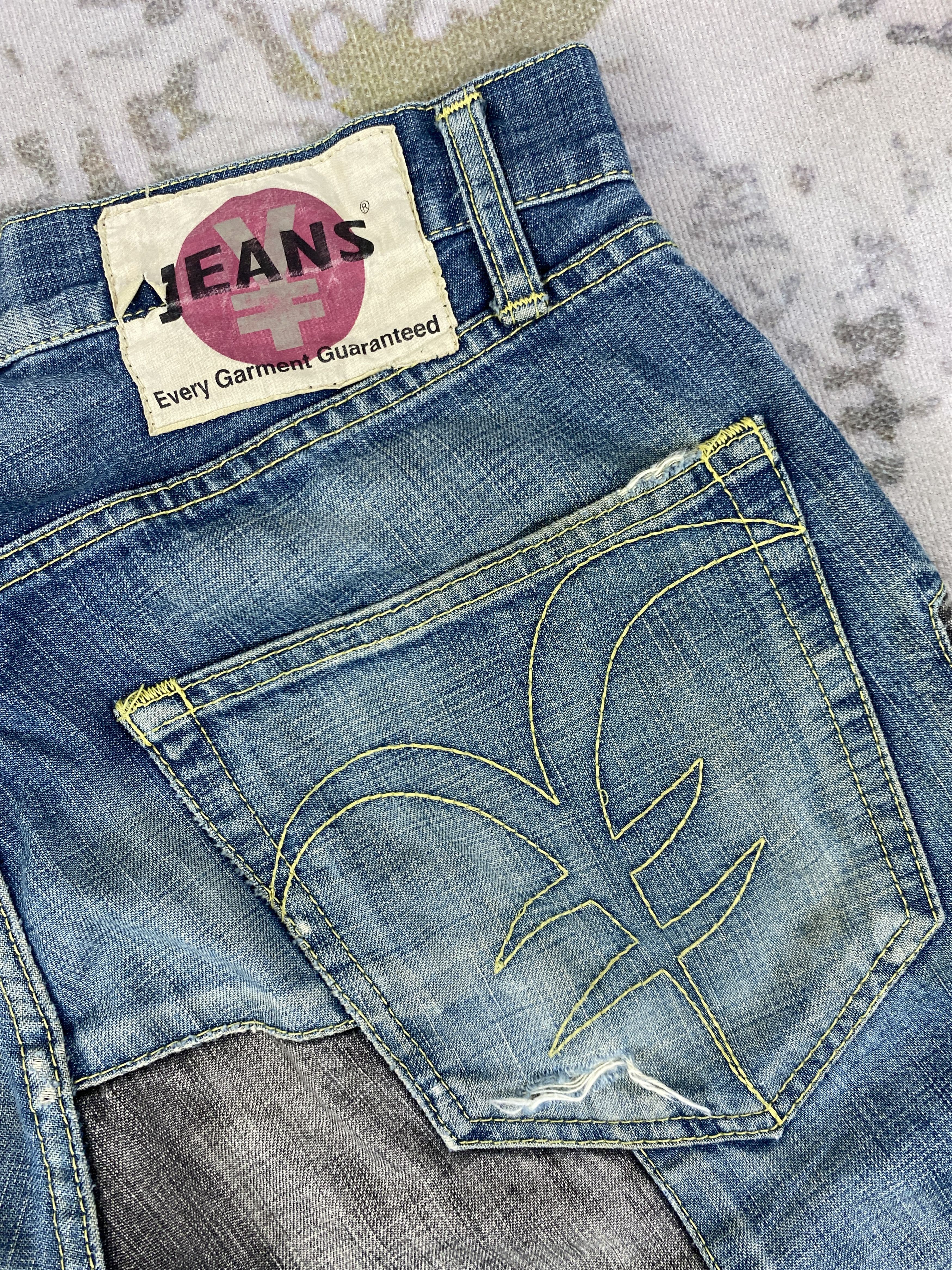 Hysteric Glamour Vintage Yen Jeans Patchwork Baggy 34x30.5 Denim- JN3576 Size US 34 / EU 50 - 11 Thumbnail