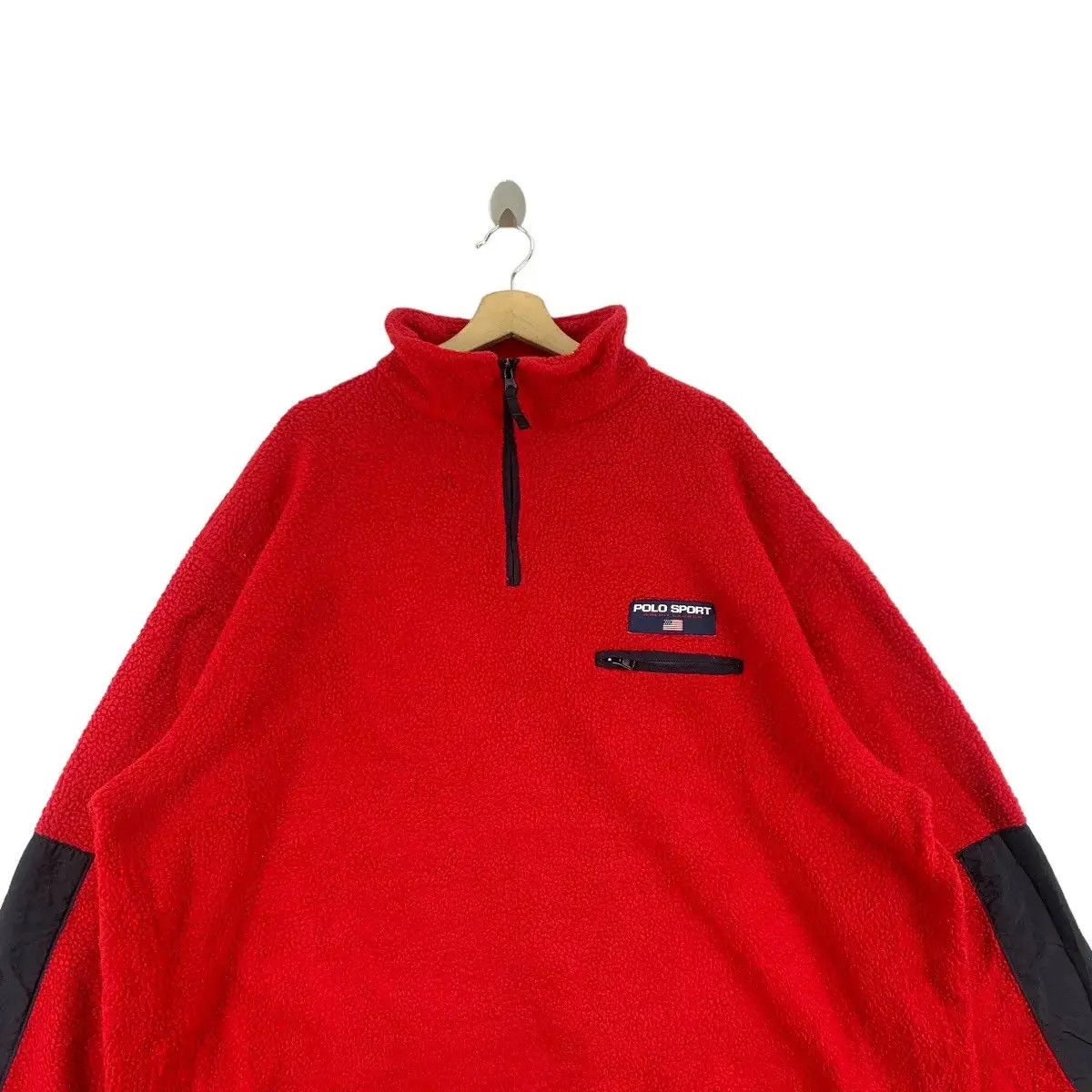 Polo Ralph Lauren Vintage POLO SPORT RALPH LAUREN Made In USA Fleece Size US XXL / EU 58 / 5 - 3 Thumbnail
