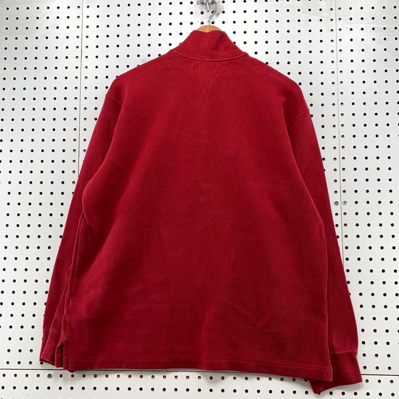 Polo Ralph Lauren Polo Ralph Lauren Quarter 1/4 Zip Sweater Mens Large Red Mock Neck Preppy Shirt Size US L / EU 52-54 / 3 - 2 Thumbnail