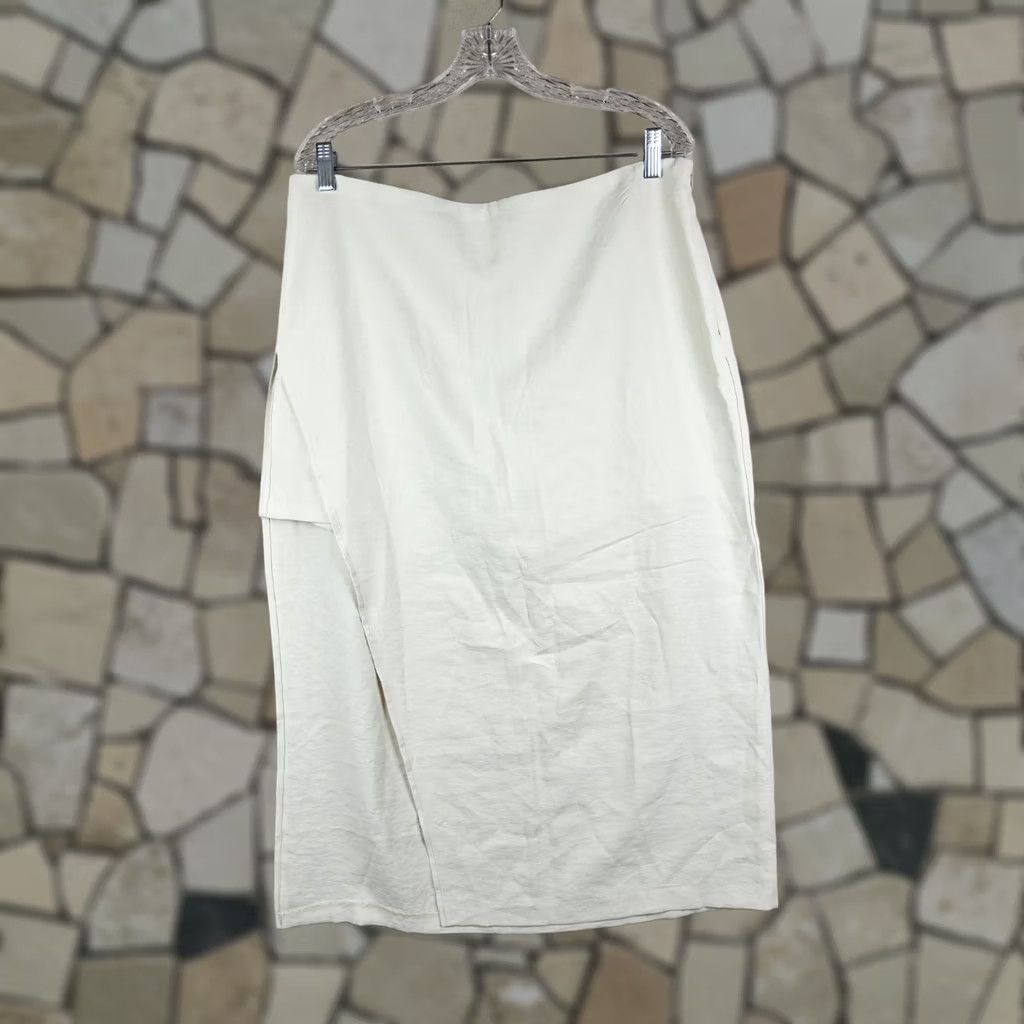 Zara Zara Skirt Womens XL Ivory Women Skort Maxi Size Size 40" / US 18 - 1 Thumbnail