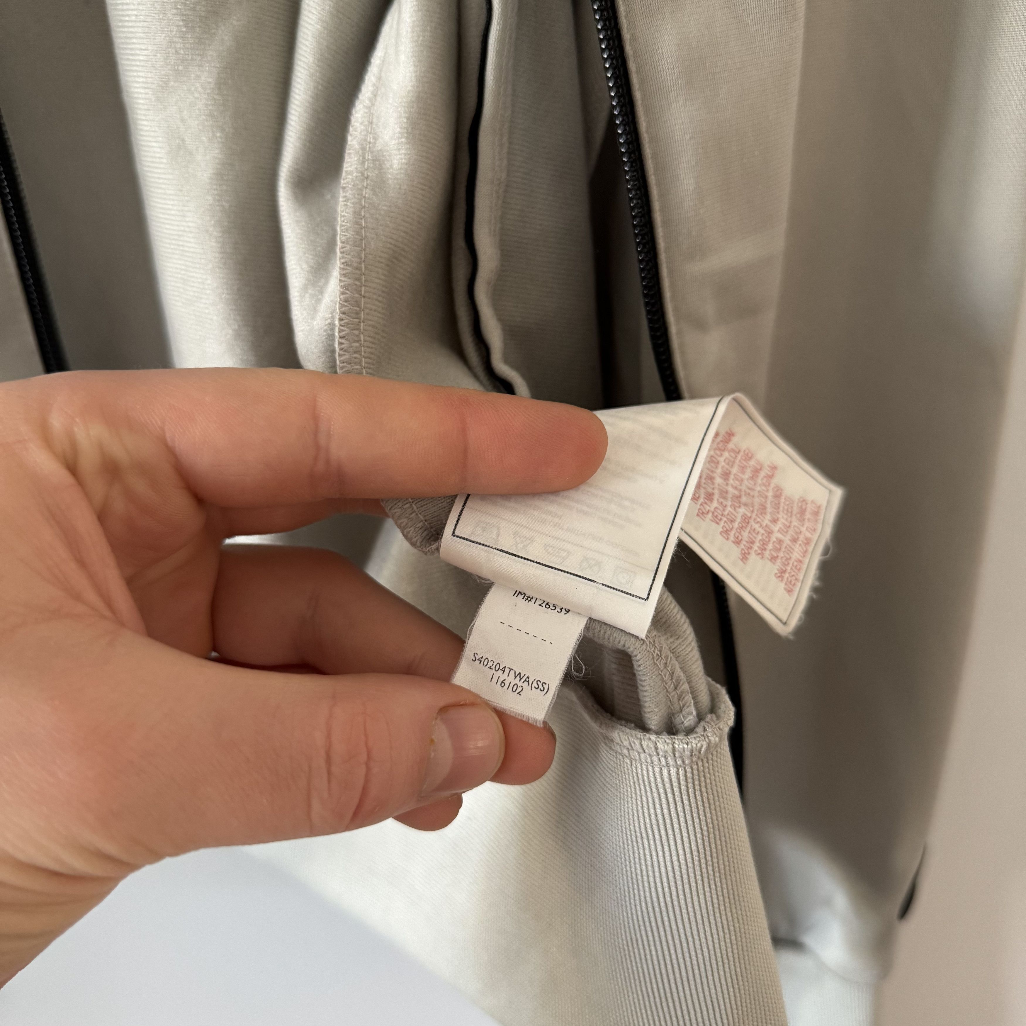 Nike Men's Nike x ICE Iceman Vintage Gray Track Jacket Size M Size US M / EU 48-50 / 2 - 17 Thumbnail