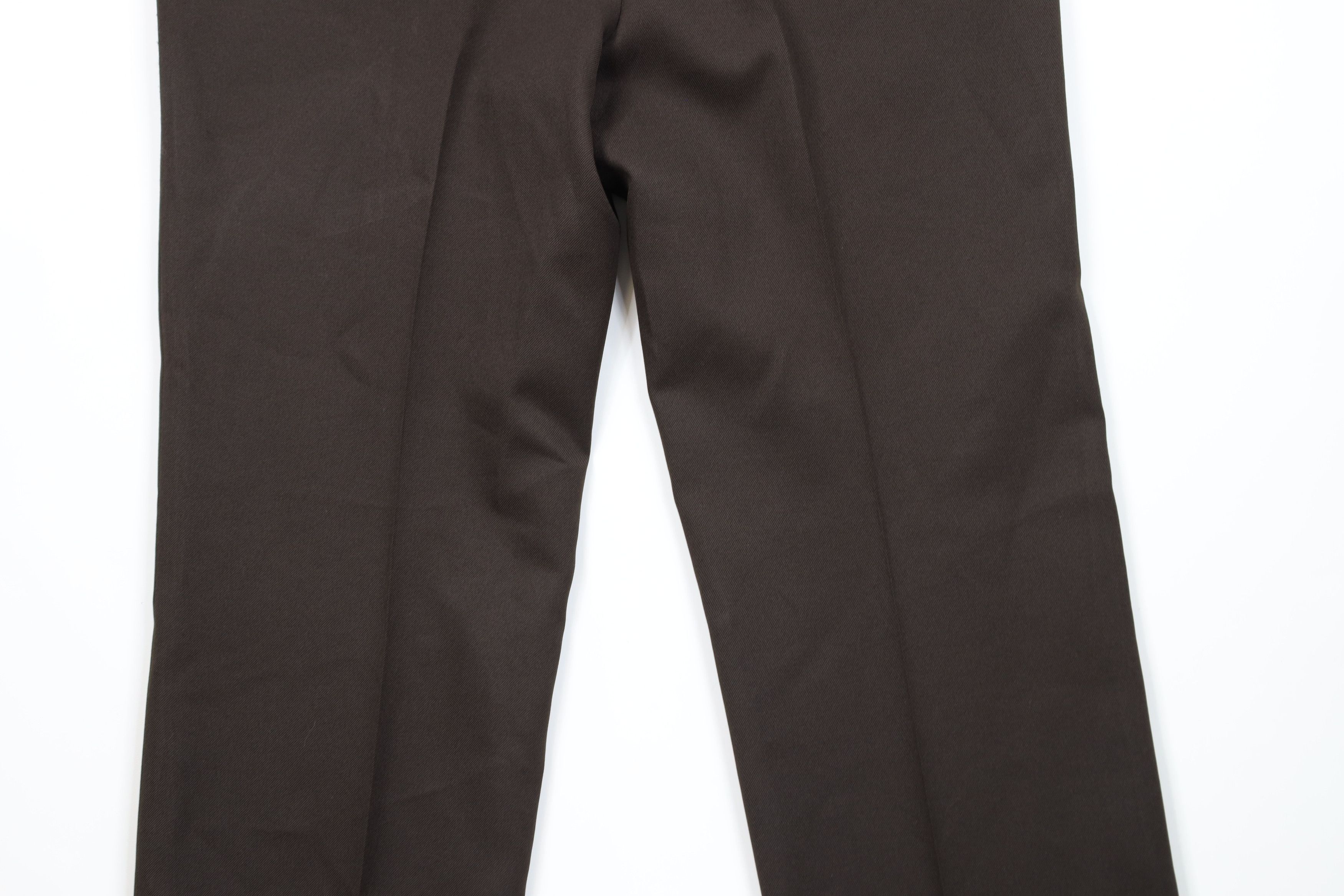 Vintage Vintage 70s Streetwear Flared Wide Leg Chino Pants Brown USA Size US 36 / EU 52 - 11 Thumbnail