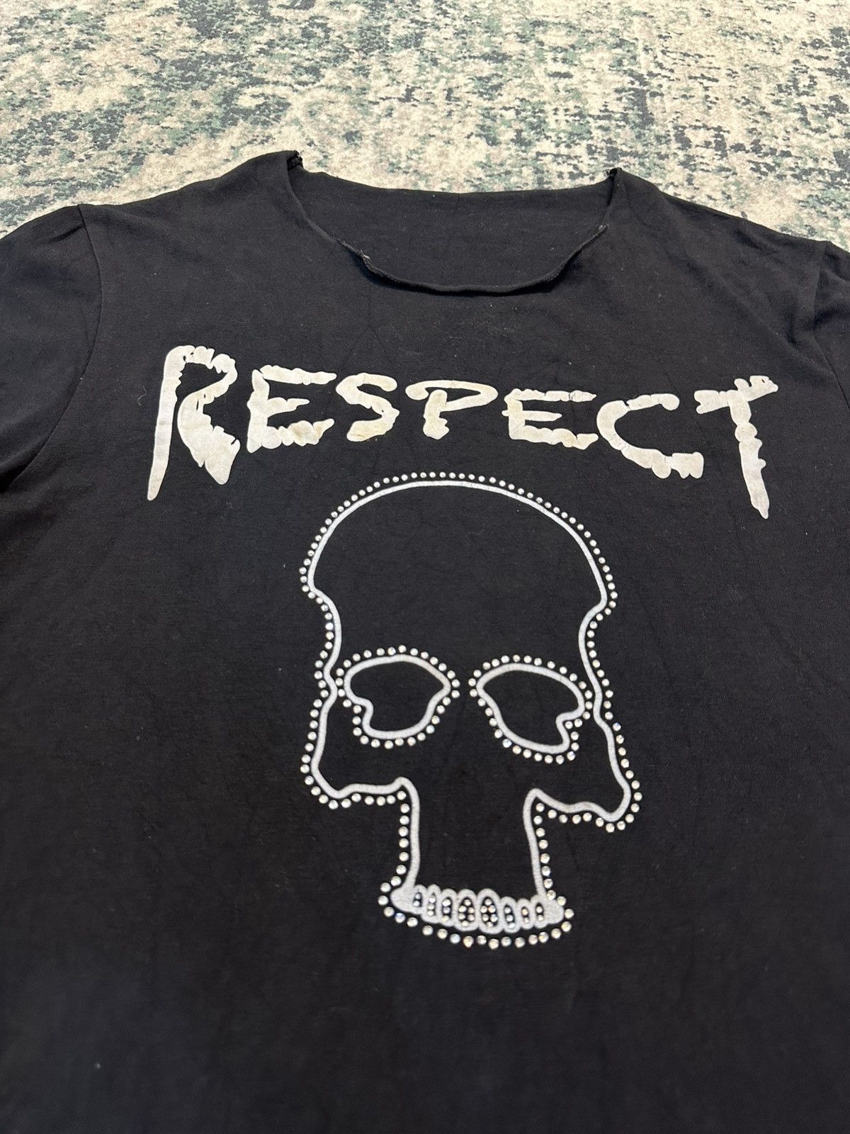 Lucien Pellat-Finet Lucien Pellat-Finet “Respect” Skull T-Shirt Size US S / EU 44-46 / 1 - 4 Thumbnail