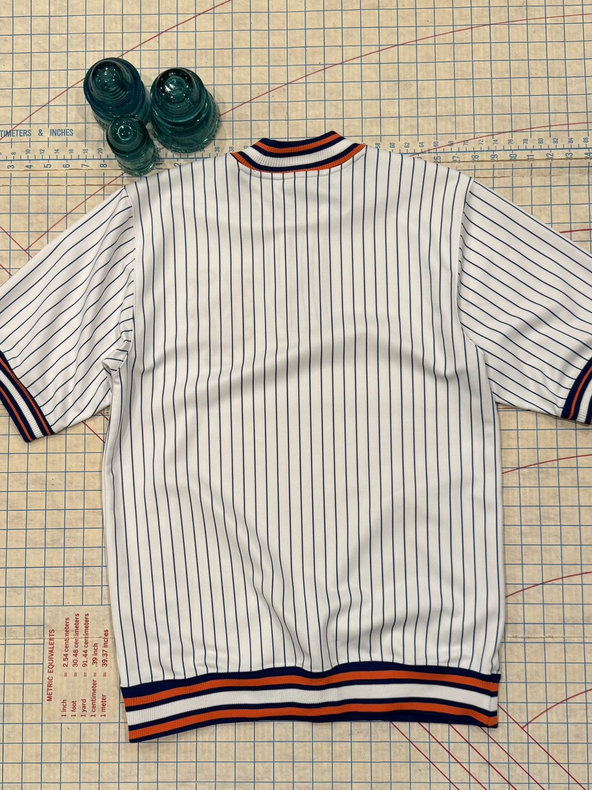 MLB Stitches New York Mets 1/4 Zip Jersey Mens Size Medium White Size US M / EU 48-50 / 2 - 8 Thumbnail