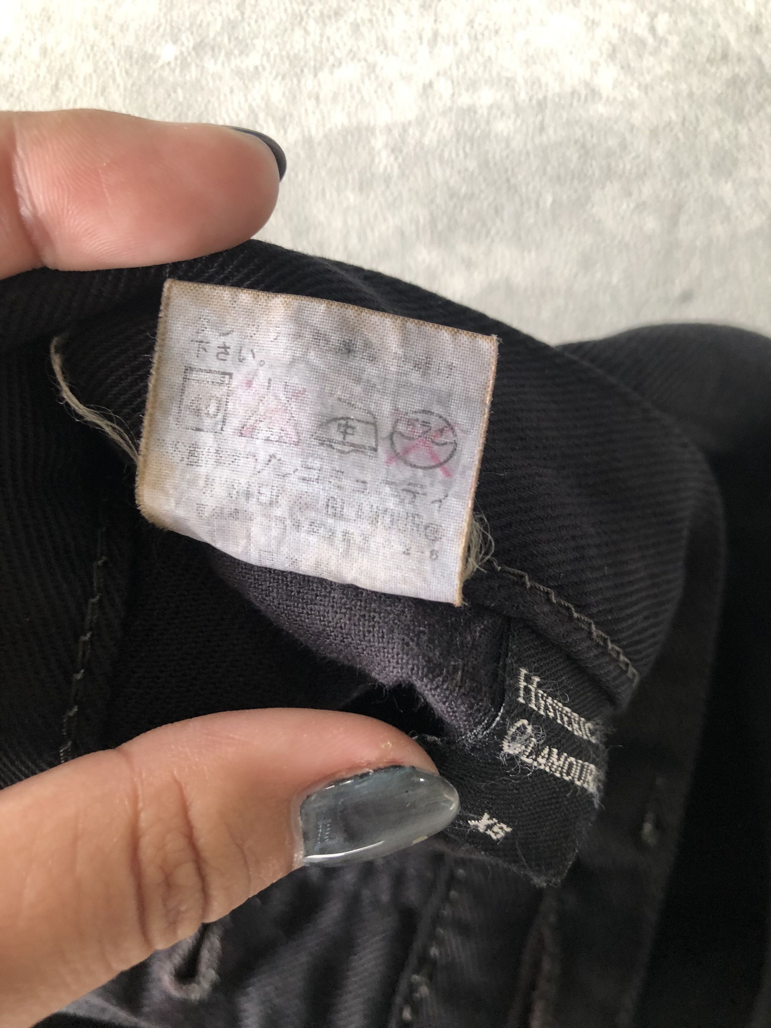 Hysteric Glamour × Japanese Brand Japanese Brand Hysteric Glamour Black Fadding Jeans Size 28" / US 6 / IT 42 - 8 Thumbnail