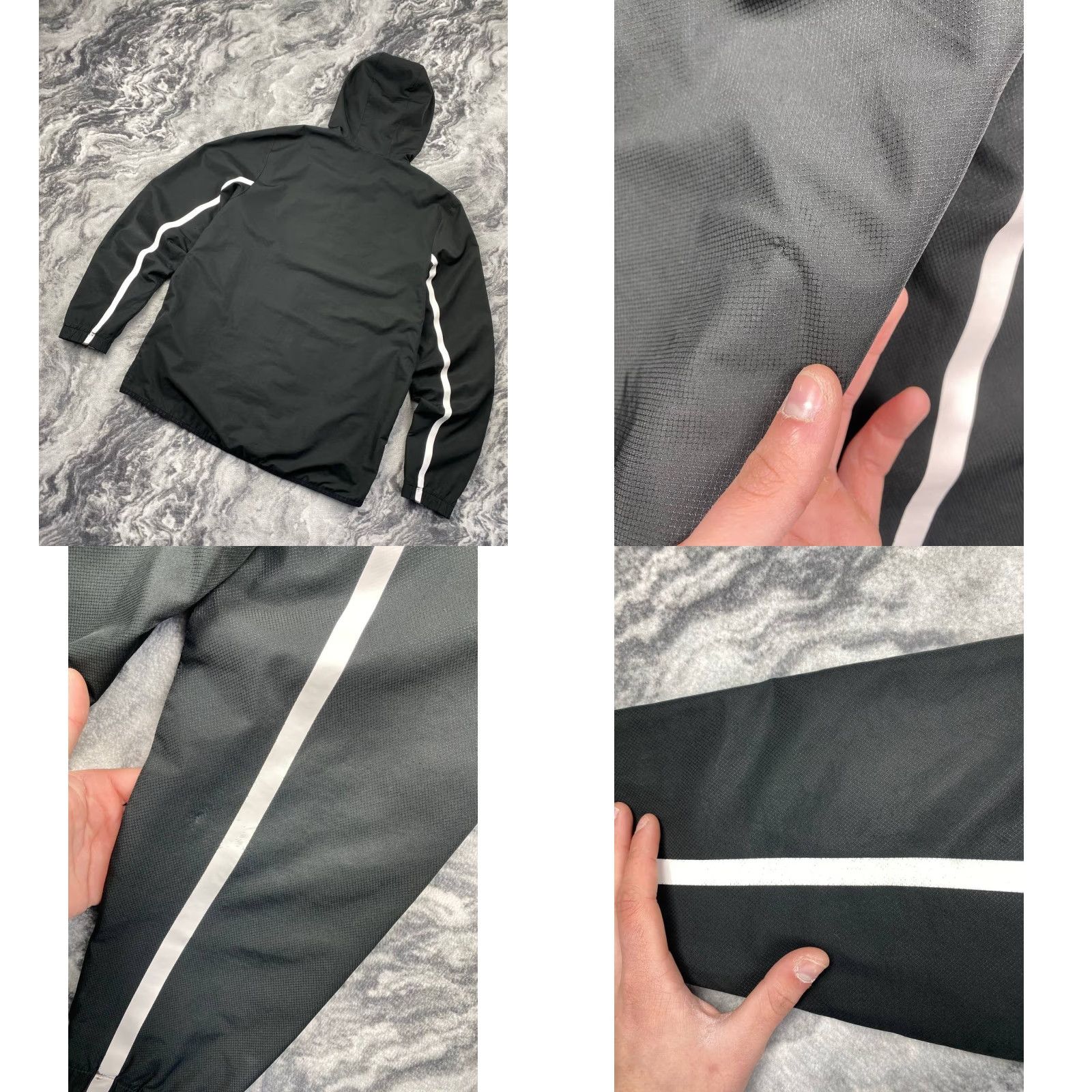 Lacoste Lacoste Sport Hooded Jacket Windbreaker Men XL Black Size US XL / EU 56 / 4 - 10 Thumbnail