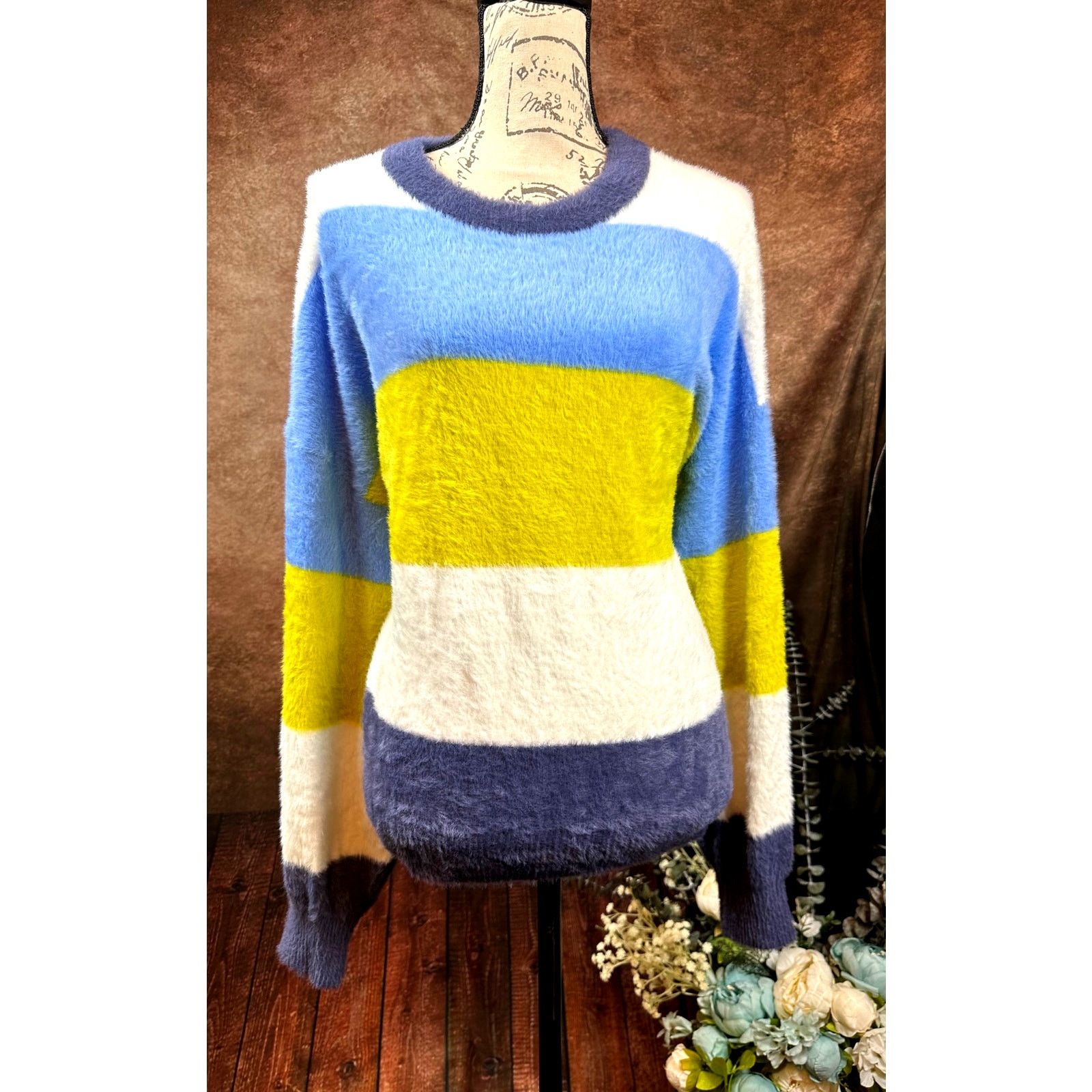 Other Oversized Bright Fluffy Soft Aerie Flurry Crew Sweater L Size L / US 10 / IT 46 - 5 Thumbnail
