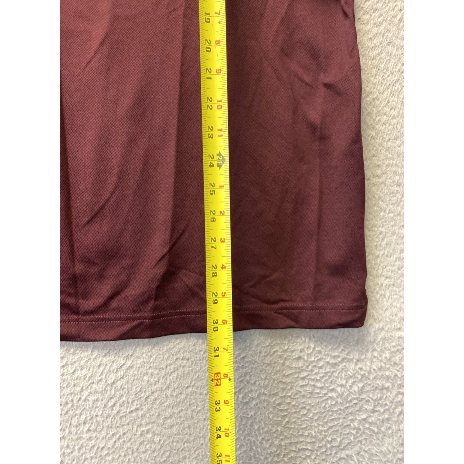 Vintage Greg Norman Play Dry Polo Mens Large Maroon NWOT Size US L / EU 52-54 / 3 - 6 Thumbnail