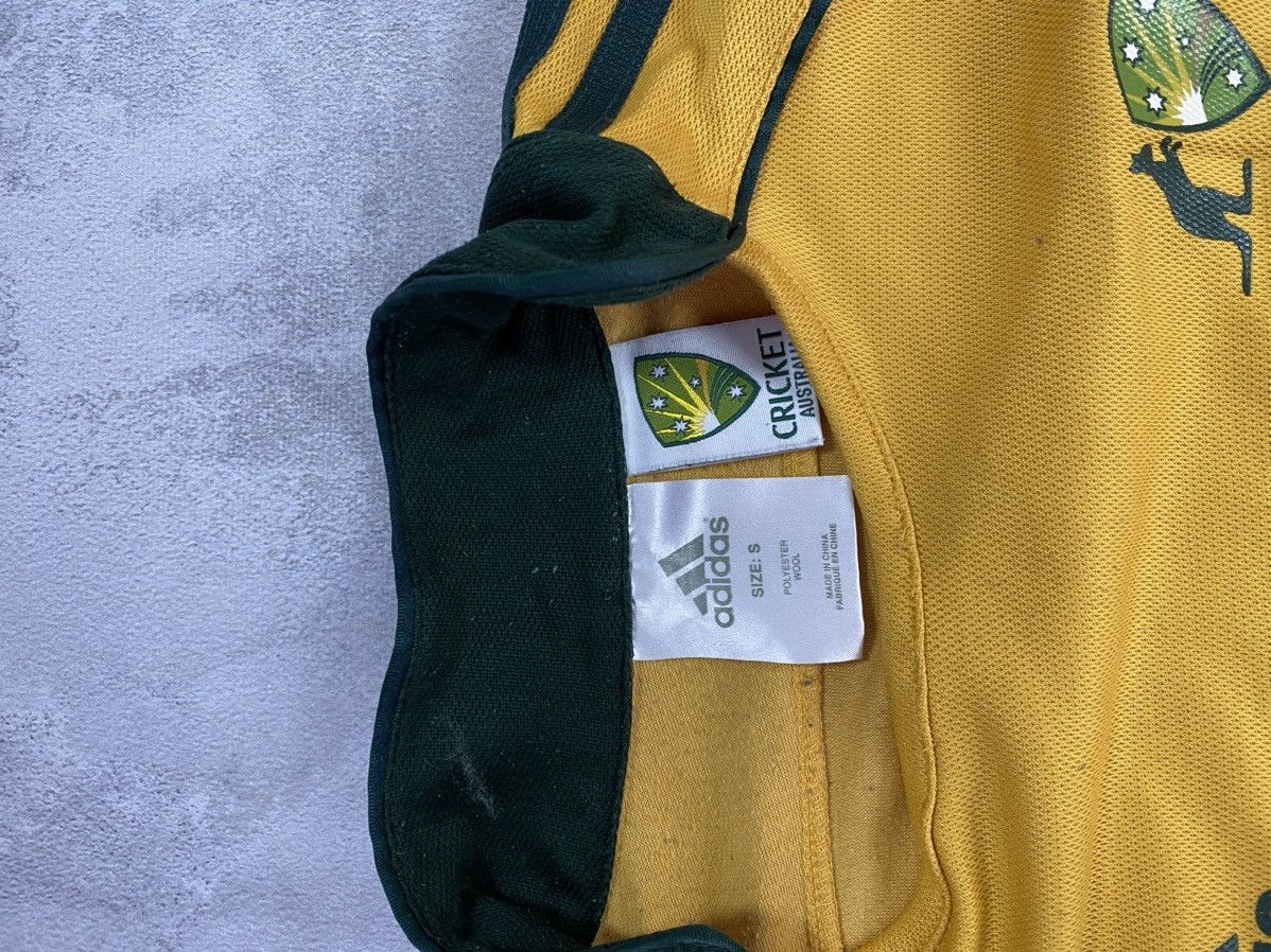 Adidas × Vintage ⚽️ Vintage 90s Jersey Australia NATIONAL CRICKET TEAM Size US M / EU 48-50 / 2 - 4 Thumbnail