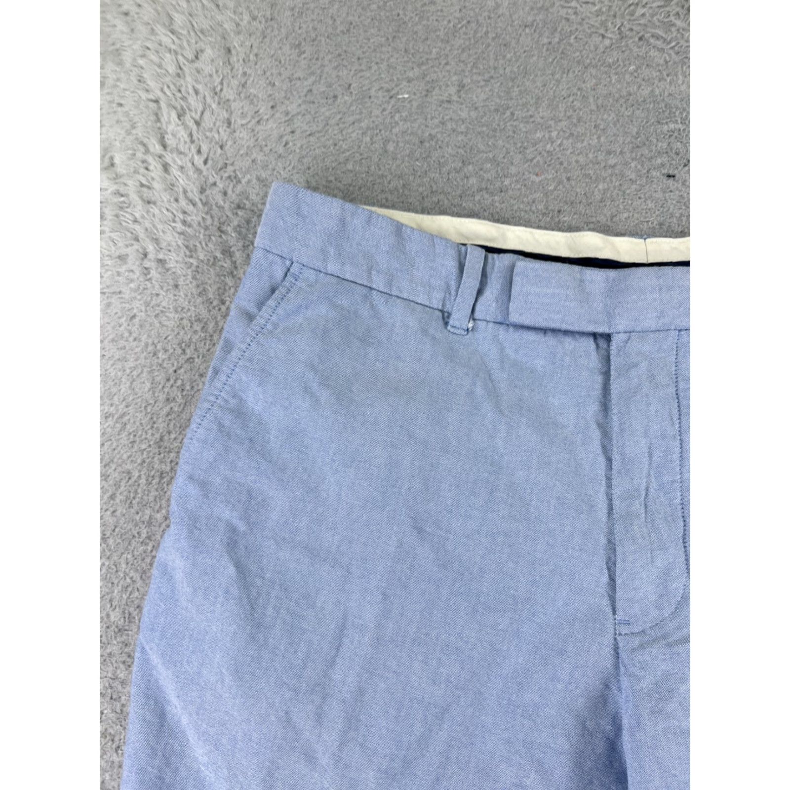 Polo Ralph Lauren Polo Ralph Lauren Shorts Men 36 Blue White Flat Front Cotton Twill 36x10 Read Size US M / EU 48-50 / 2 - 4 Thumbnail