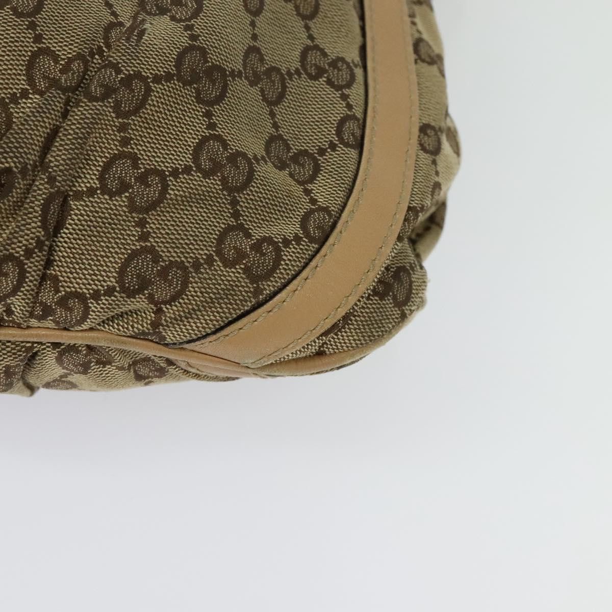 Gucci GUCCI GG Canvas Shoulder Bag Beige Gold Size ONE SIZE - 5 Thumbnail
