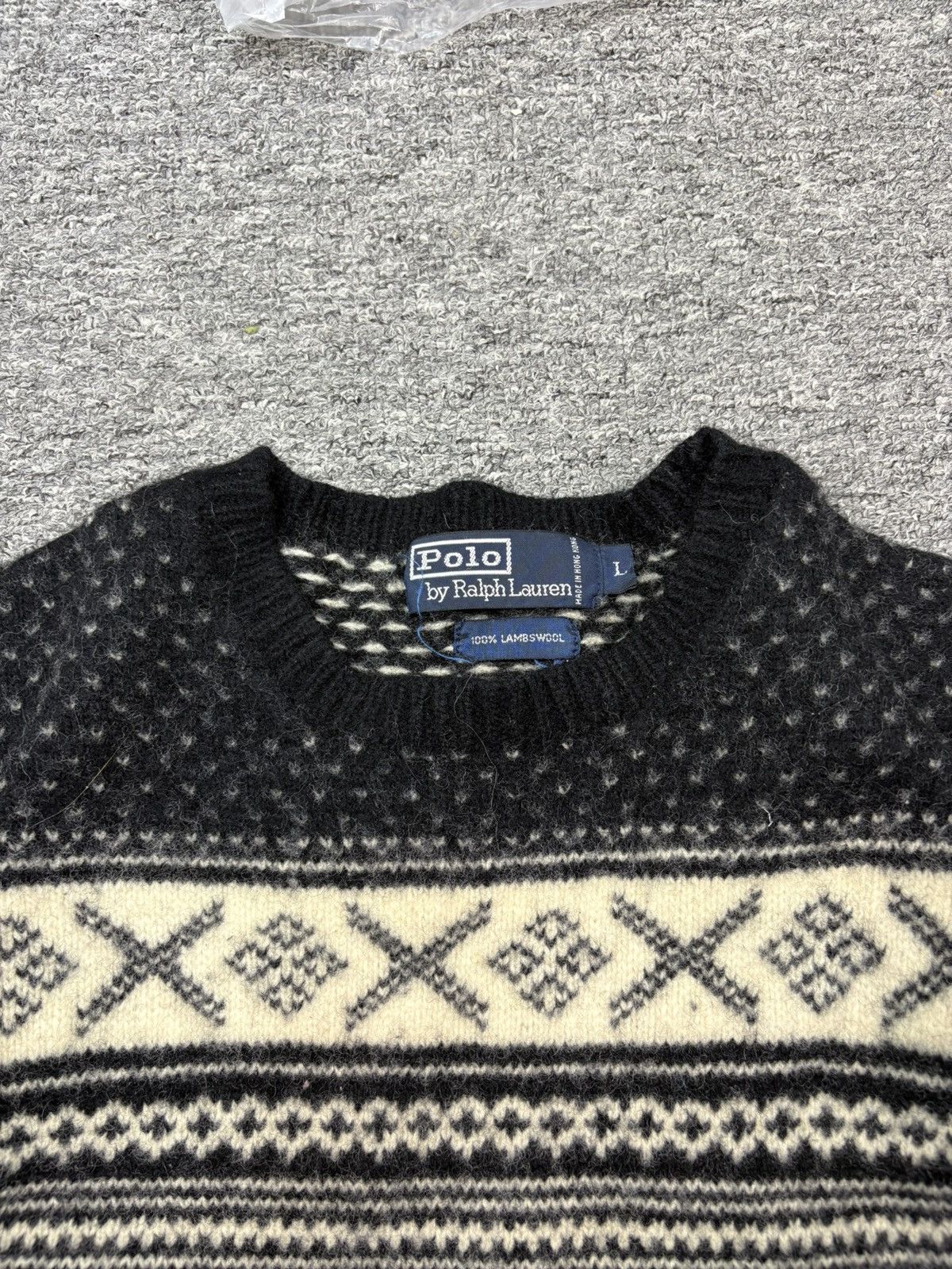 Polo Ralph Lauren 90s Vintage Polo Ralph Lauren Sweater Lambs Wool Knit Jumper Size US S / EU 44-46 / 1 - 2 Thumbnail