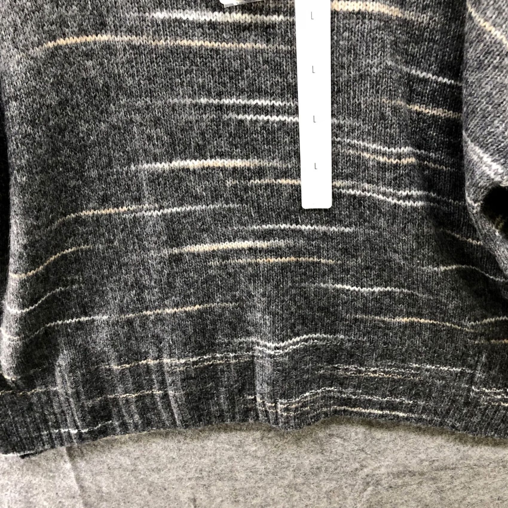 Vintage NWT A.N.A. Sweater Womens Large L Gray Crewneck Pullover Knit Stacatto Size L / US 10 / IT 46 - 4 Thumbnail
