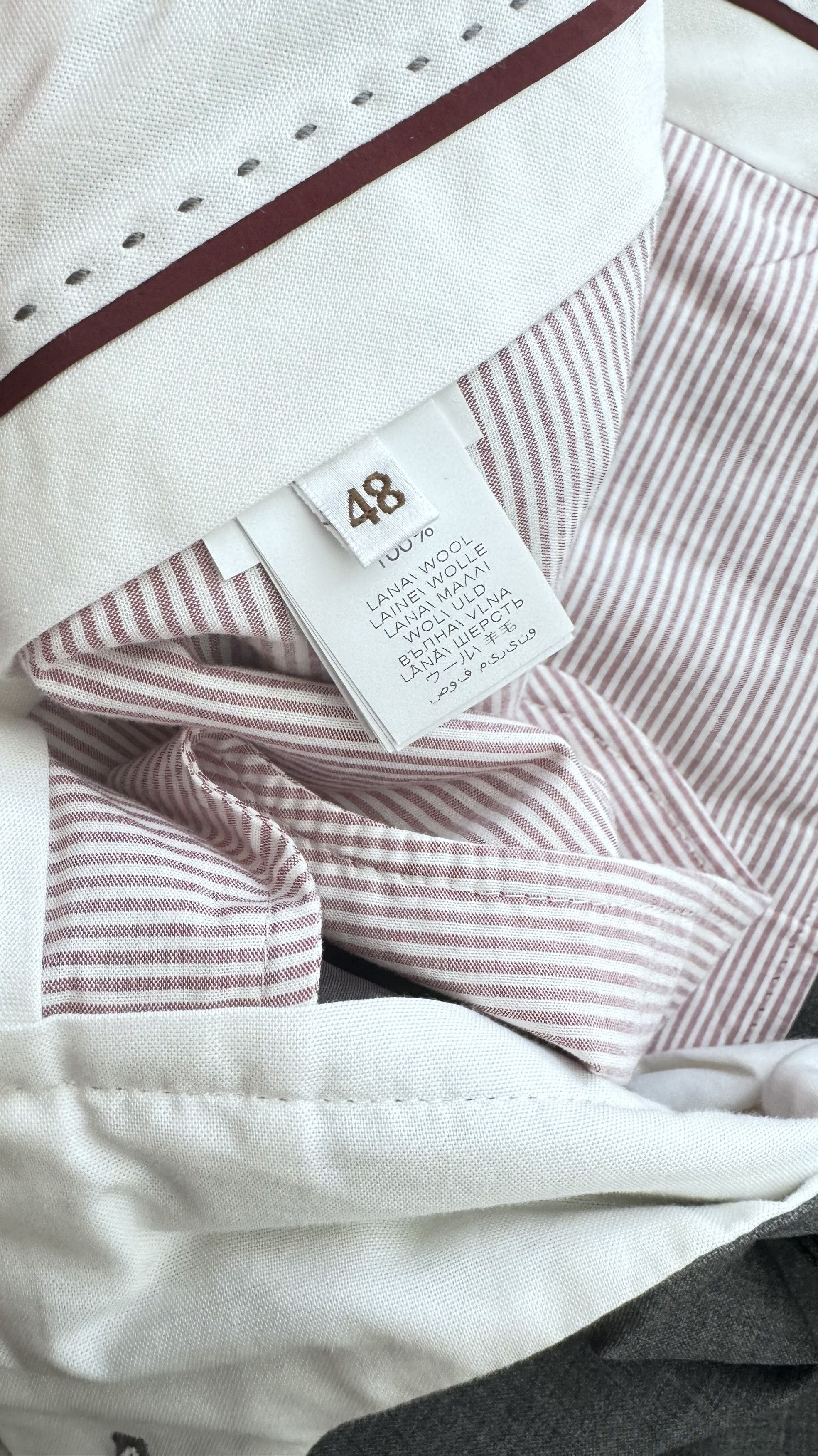 Brunello Cucinelli Lightweight-wool double-pleated joggers Size US 32 / EU 48 - 4 Thumbnail