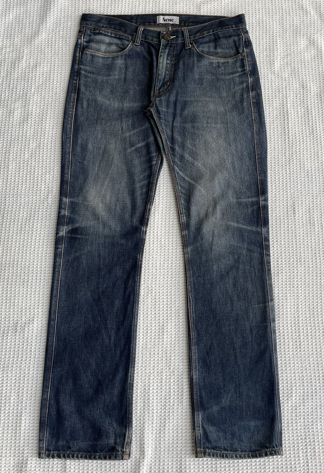 Vintage🔥ACNE STUDIO🔥Trompe L'oeil Light Blue Skinny Jeans