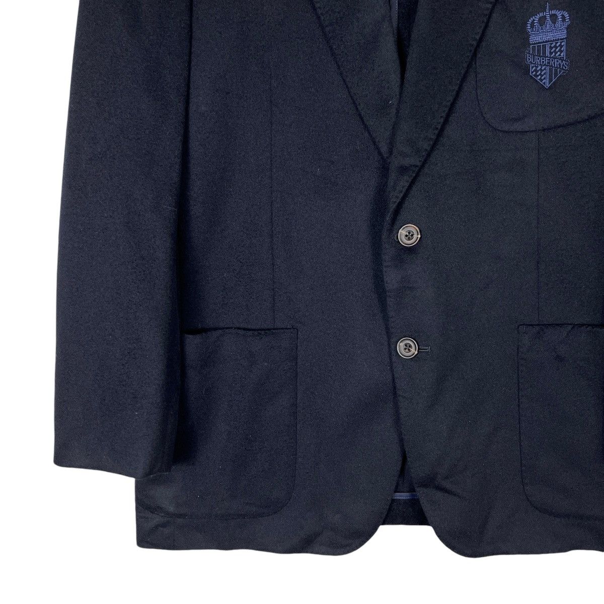 Burberry 🔥 VINTAGE BURBERRYS NEW WOOL LAZER BLAZER JACKET Size US L / EU 52-54 / 3 - 3 Thumbnail