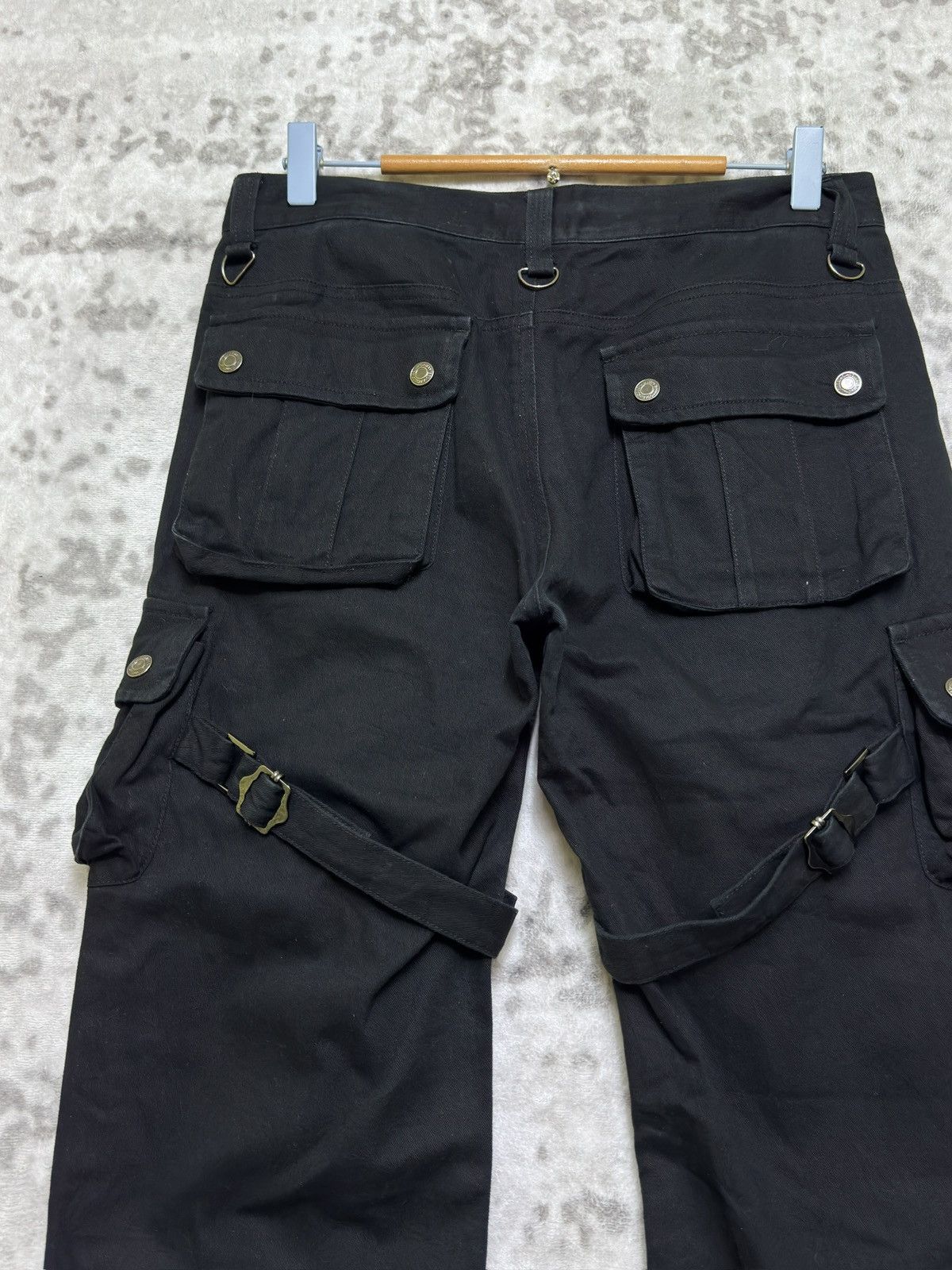 Hysteric Glamour Aegnoie Vkei Buckle Strap Double Knee Cargo Trouser Size US 30 / EU 46 - 9 Thumbnail