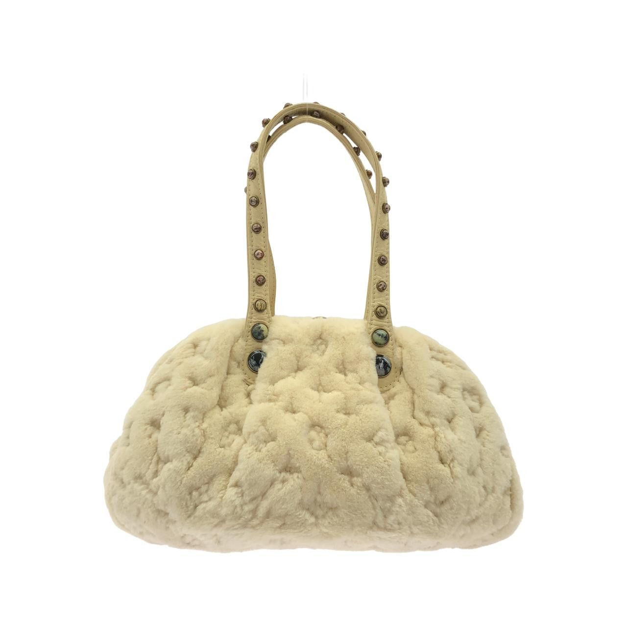 Louis Vuitton Louis Vuitton Louis Vuitton Demi Lune Cabochon Mink Fur Calf Bag Fur Handbag M95079 DUTY FREE for USA Size ONE SIZE - 1 Thumbnail