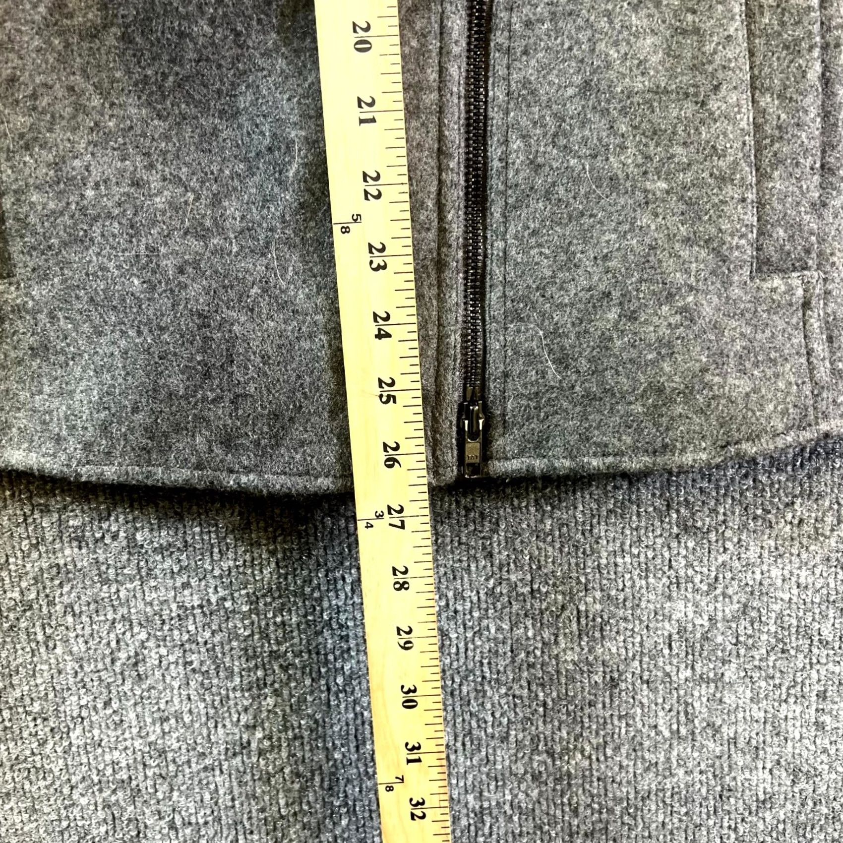 Ann Taylor Ann Taylor Biker Jacket Women's 8 Gray Polyester Asymmetrical Zip Moto Travel Jacket Size M / US 6-8 / IT 42-44 - 3 Thumbnail
