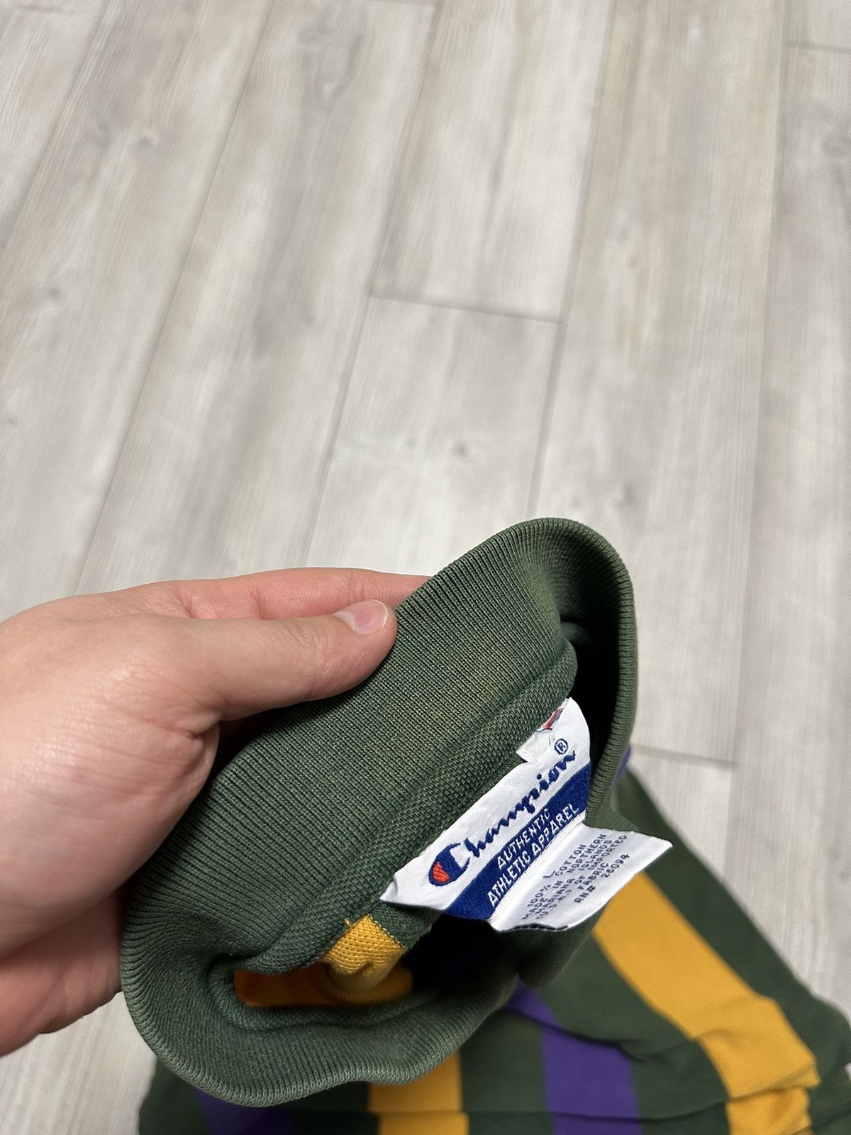 Champion vtg Champion 96’ ATLANTA OLYMPICS Colorblock polo shirt Size US L / EU 52-54 / 3 - 8 Thumbnail