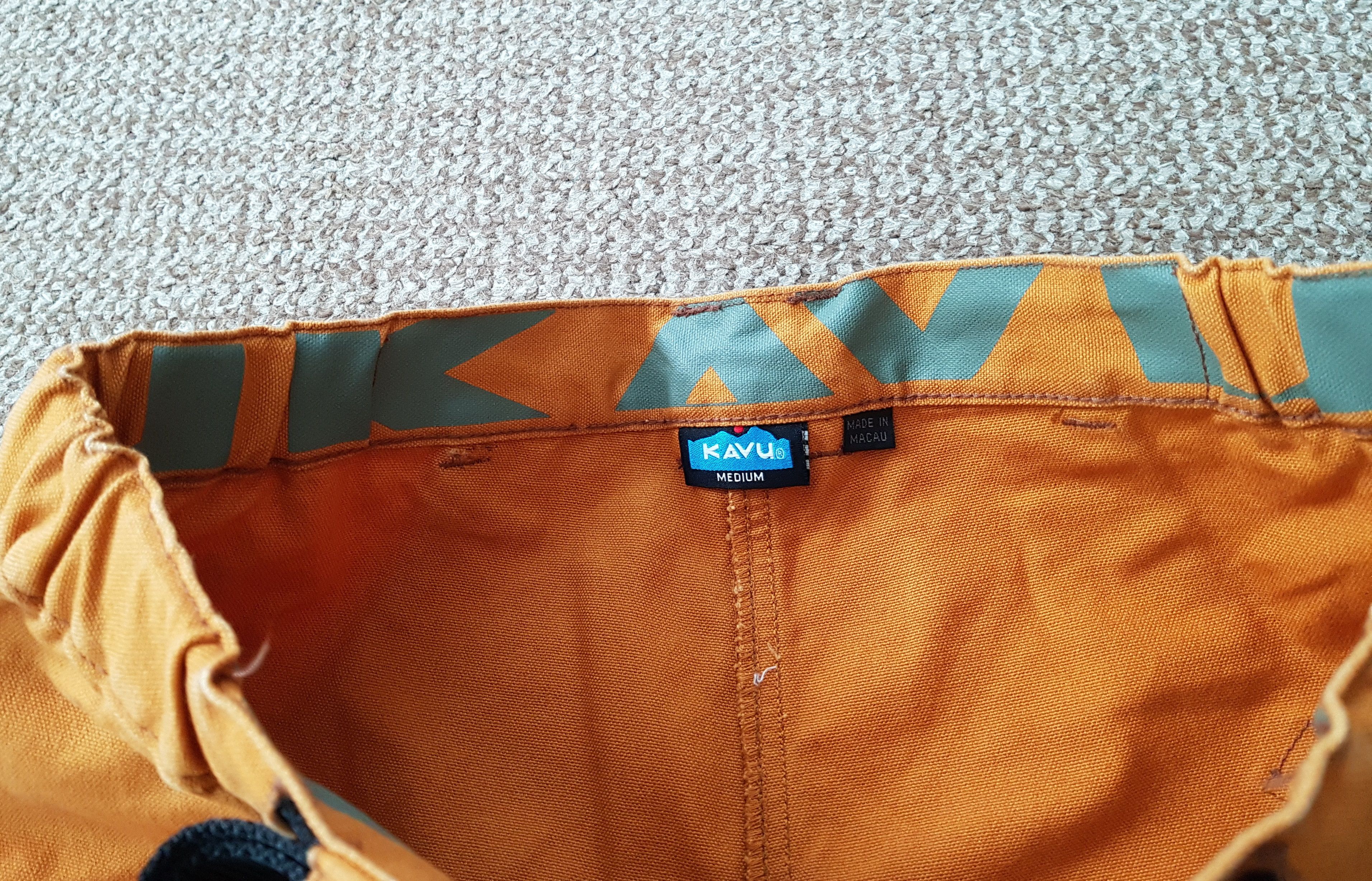 KAVU Vintage Kavu Climbing Belted Adjustable Canvas Cargo Shorts Size US 32 / EU 48 - 7 Thumbnail