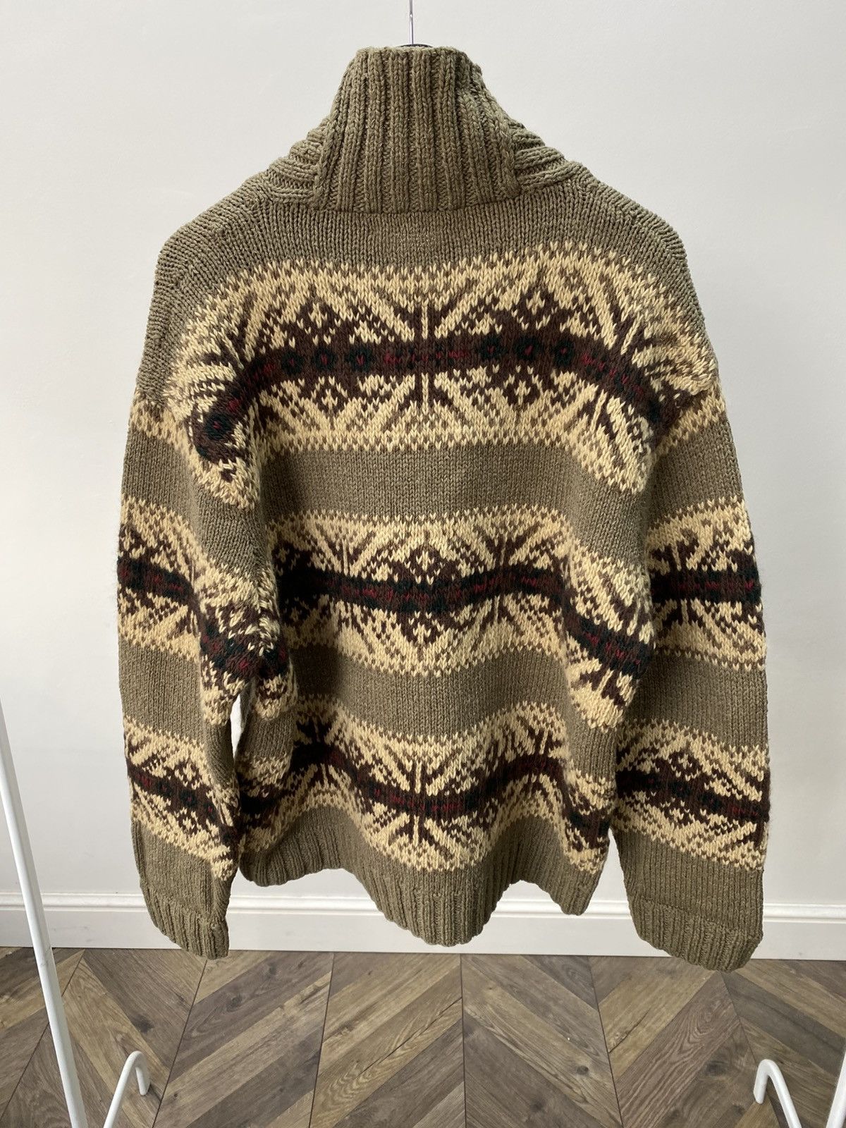 Polo Ralph Lauren Vintage Polo Ralph Lauren Hand Knit Wool Blend Sweater Size US XXL / EU 58 / 5 - 9 Thumbnail