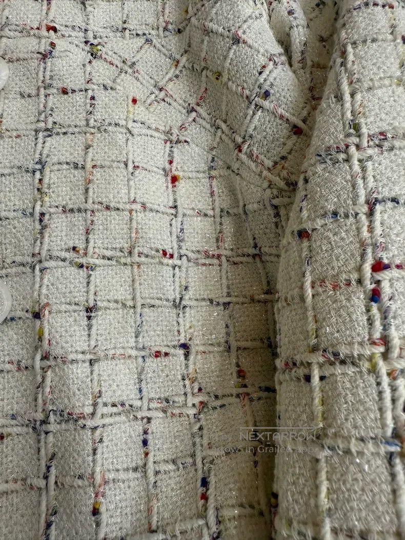 Chanel Chanel Waterfall series pearlescent white coat Size XS / US 0-2 / IT 36-38 - 4 Thumbnail