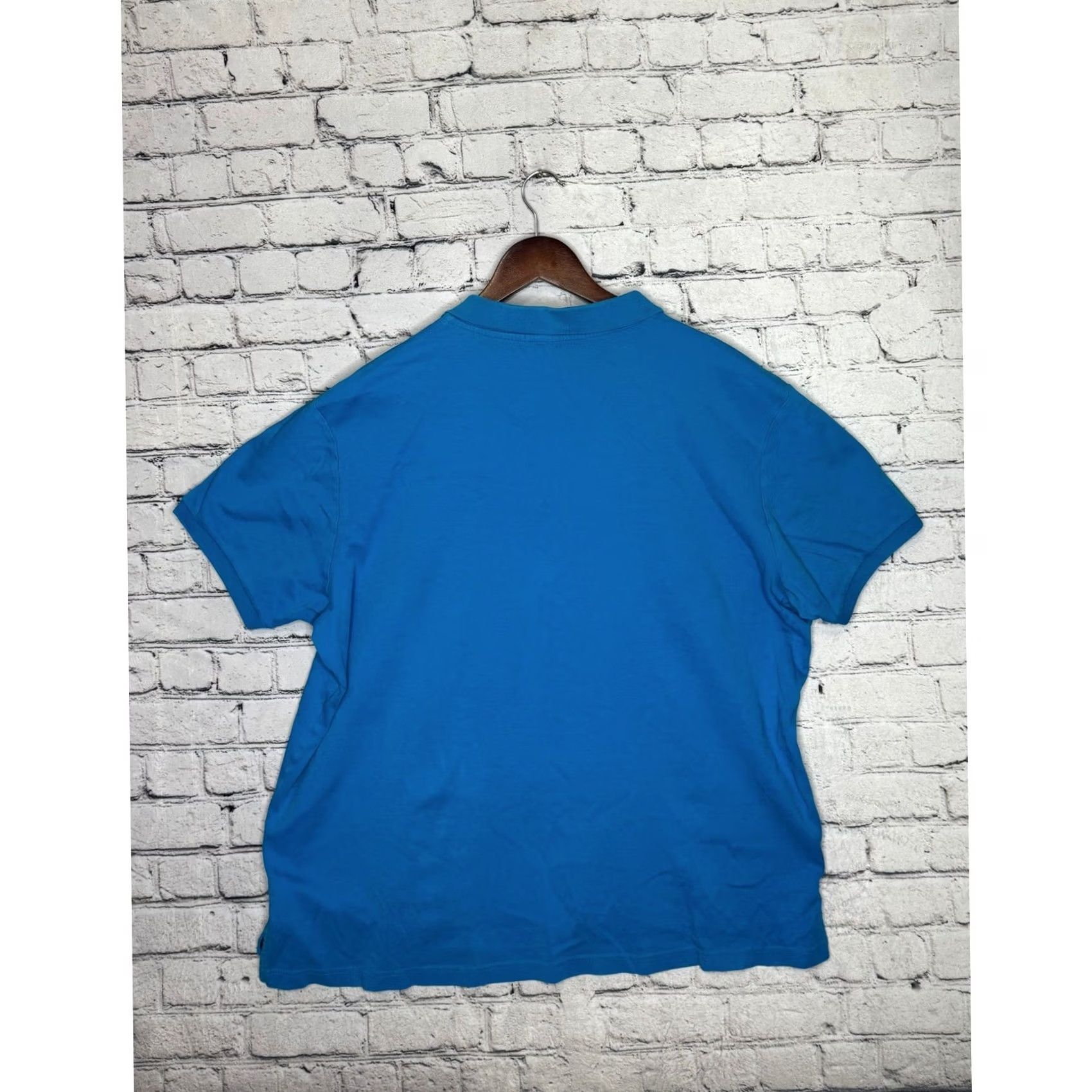 U.S. Polo Assn. US Polo Assn Mens Polo Shirt Blue Short Sleeve 2XL Casual Fitness Summer Sports Logo Knit 100% Cotton Classic Size US XXL / EU 58 / 5 - 6 Thumbnail