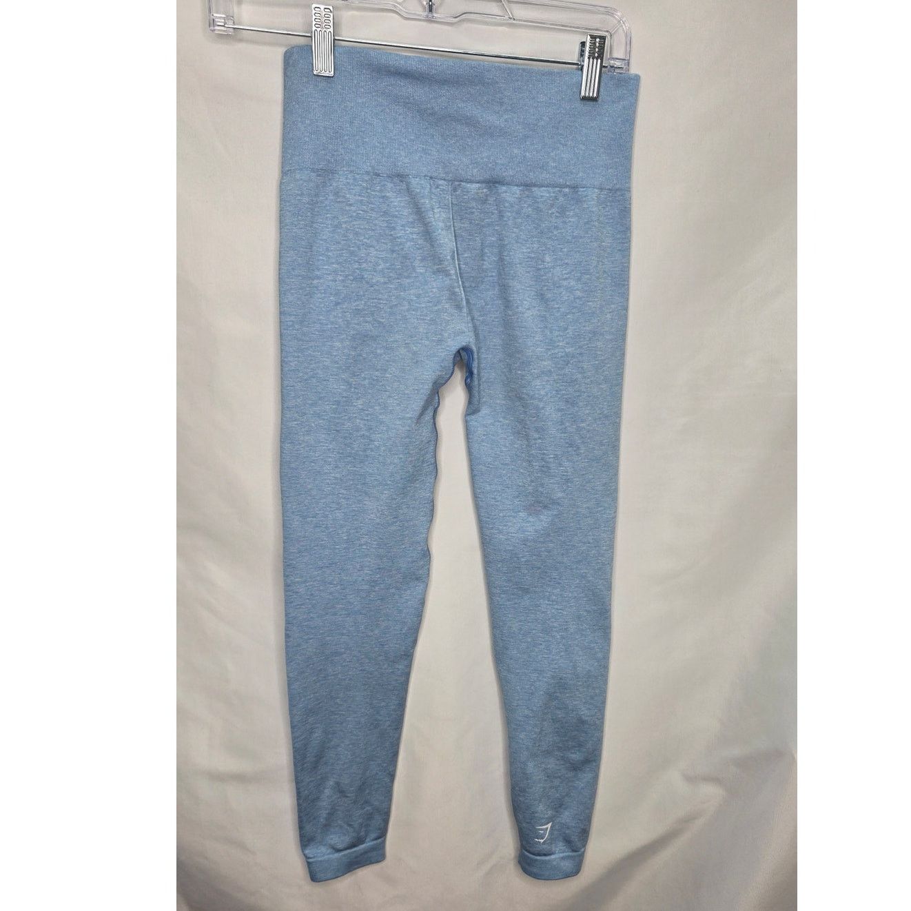 Gymshark Gymshark Adapt Marl Blue Seamless Athletic Gym Leggings Size 25" / US 0 / IT 36 - 2 Thumbnail