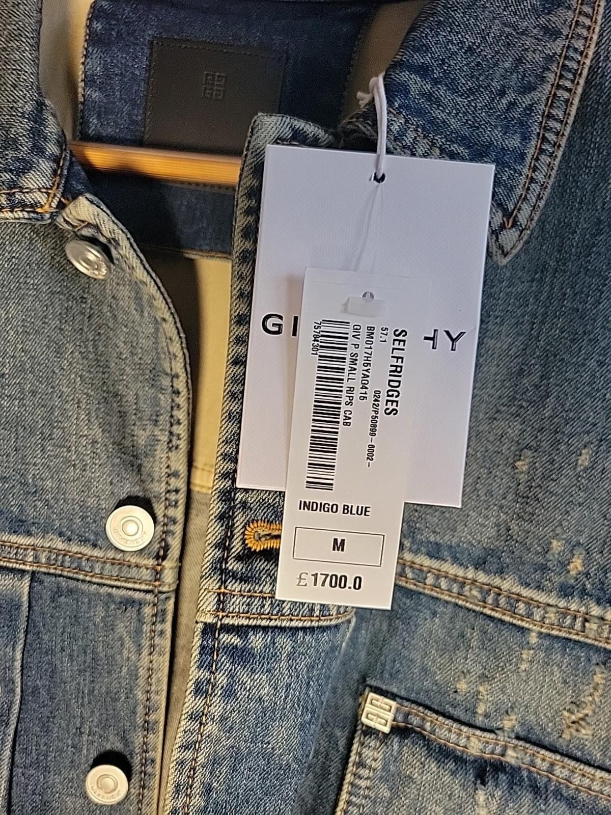 Givenchy Givenchy Distressed Blouson Made In Japan Denim M Rrp £1700 Size US M / EU 48-50 / 2 - 4 Thumbnail