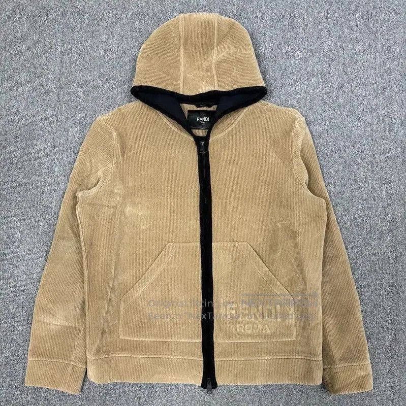 Fendi Fendi Beige Hooded Men's Jacket . Size US M / EU 48-50 / 2 - 1 Thumbnail