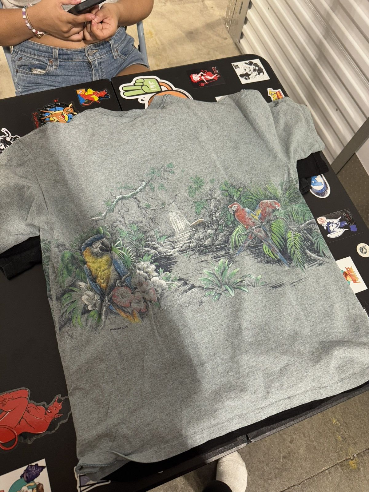 Rainforest 90s Single Stitch Vintage Rainforest Cafe AOP Tee XL Size US XL / EU 56 / 4 - 4 Thumbnail