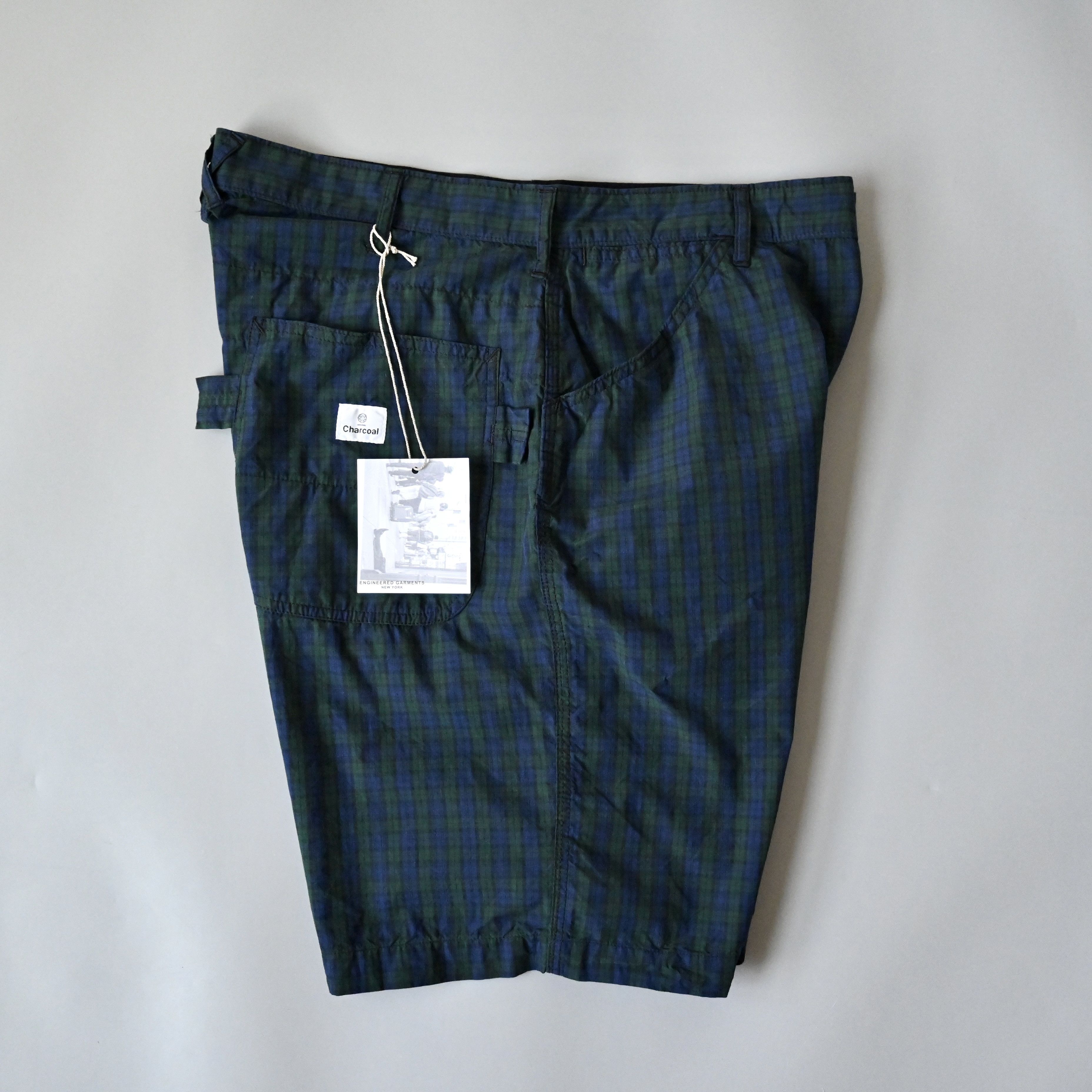 Engineered Garments UNUSED, Engineered Garments, Painter Shorts, Black watch, M Size US 34 / EU 50 - 1 Thumbnail